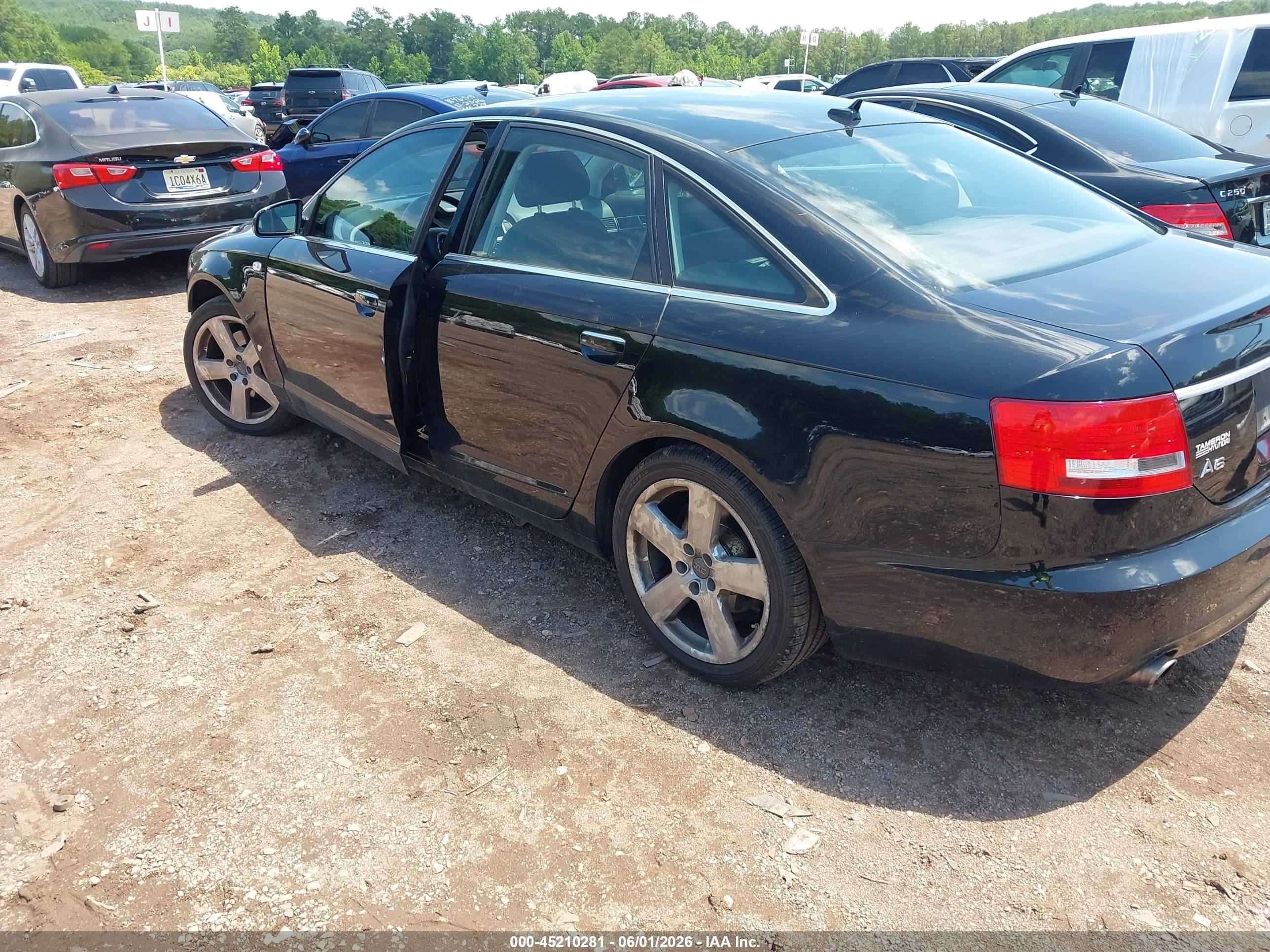 2008 Audi A6 3.2 Черный vin: WAUDH74FX8N053902