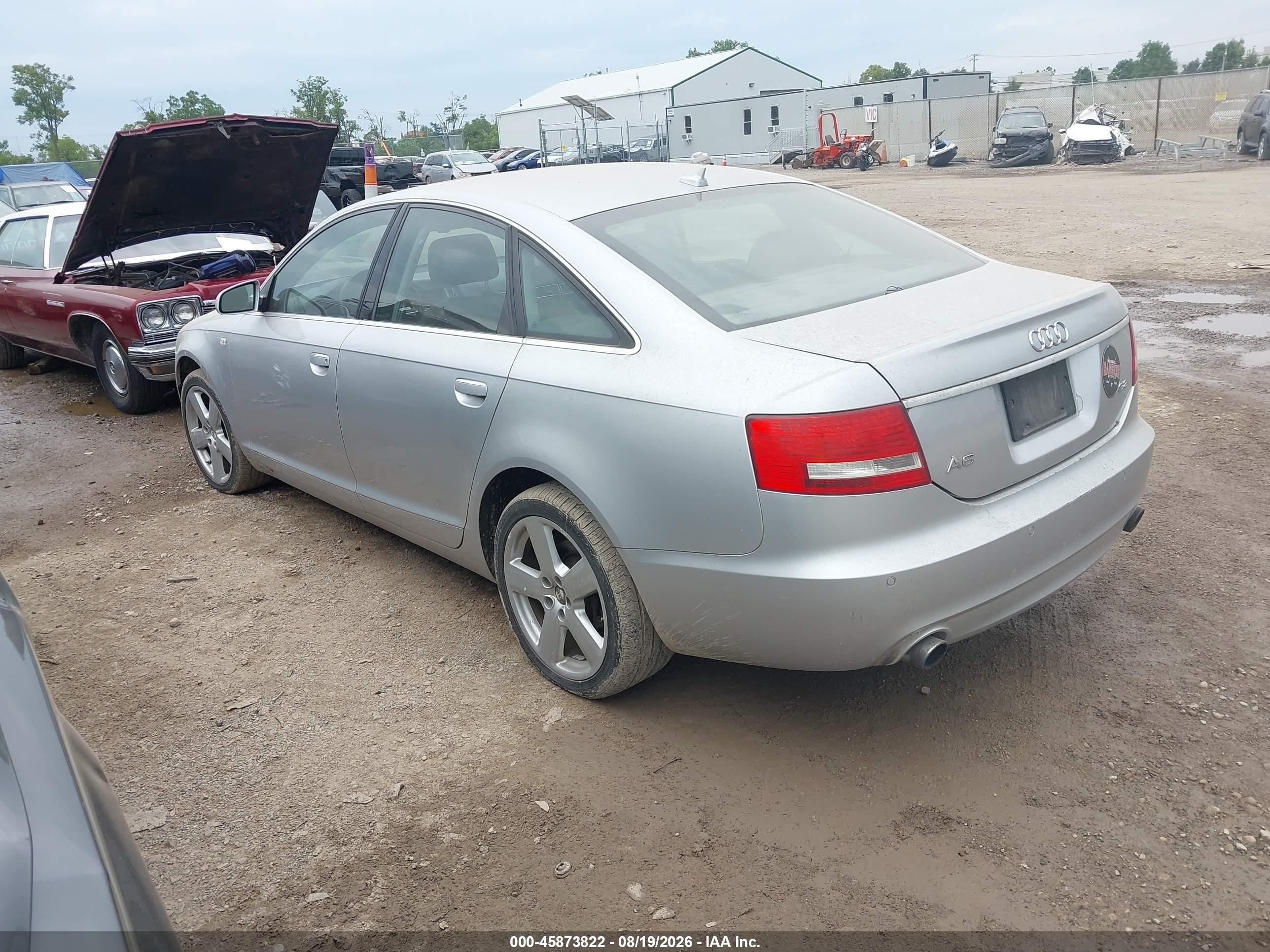 2008 Audi A6 3.2 Silver vin: WAUDH74FX8N088939