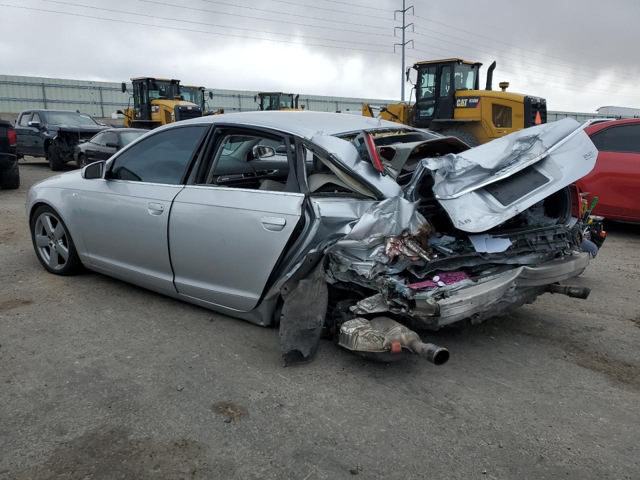 2008 Audi A6 3.2 Quattro Серебряный vin: WAUDH74FX8N136536