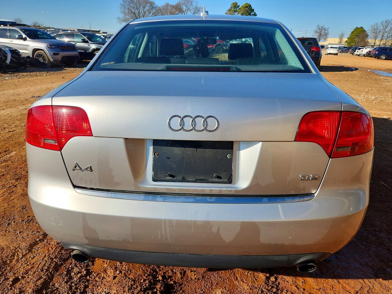 2006 Audi A4 3.2 Quattro Silver vin: WAUDH78E06A180227