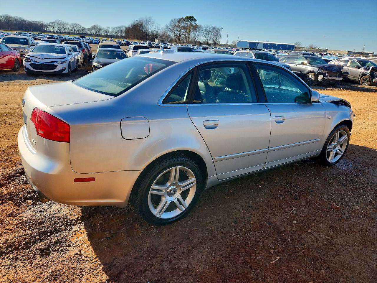2006 Audi A4 3.2 Quattro Silver vin: WAUDH78E06A180227
