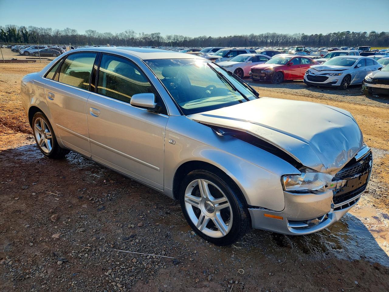 2006 Audi A4 3.2 Quattro Silver vin: WAUDH78E06A180227