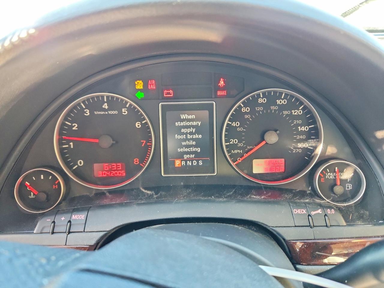 2006 Audi A4 3.2 Quattro Silver vin: WAUDH78E06A180227