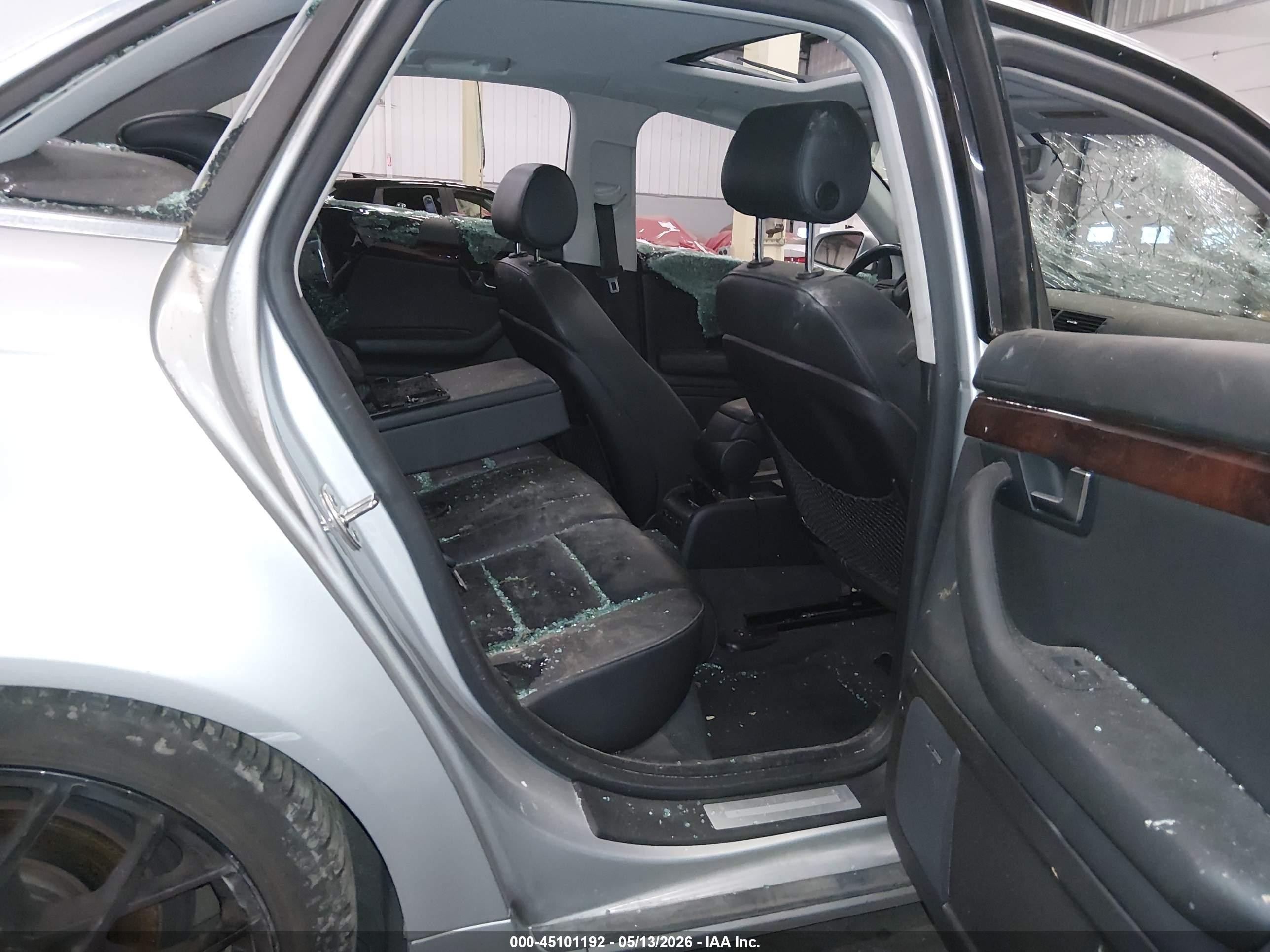 2008 Audi A4 3.2 Silver vin: WAUDH78E18A056485