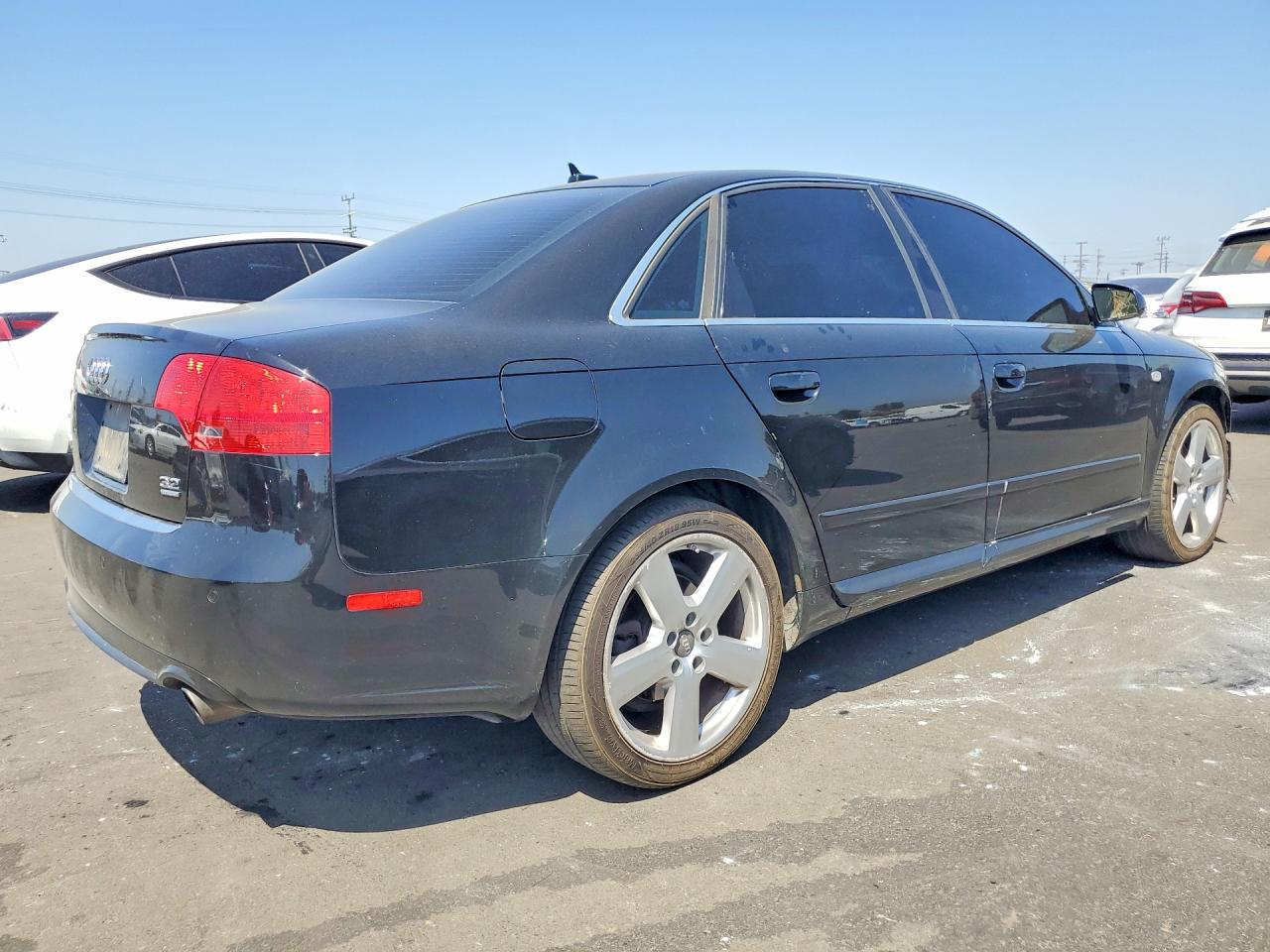 2008 Audi A4 3.2 Quattro Black vin: WAUDH78E38A140811