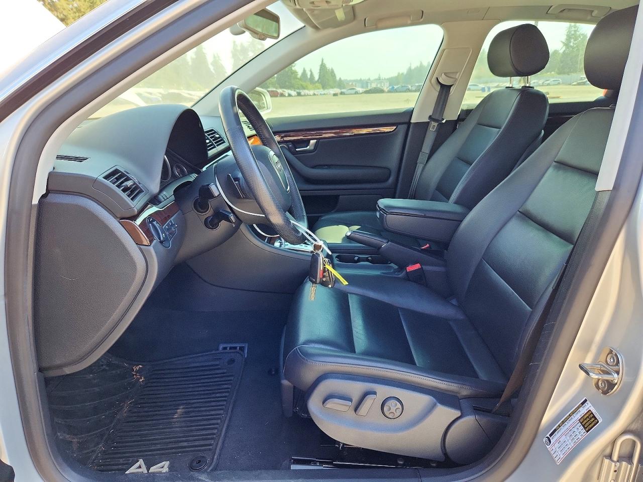 2007 Audi A4 3.2 Quattro Silver vin: WAUDH78E57A101636