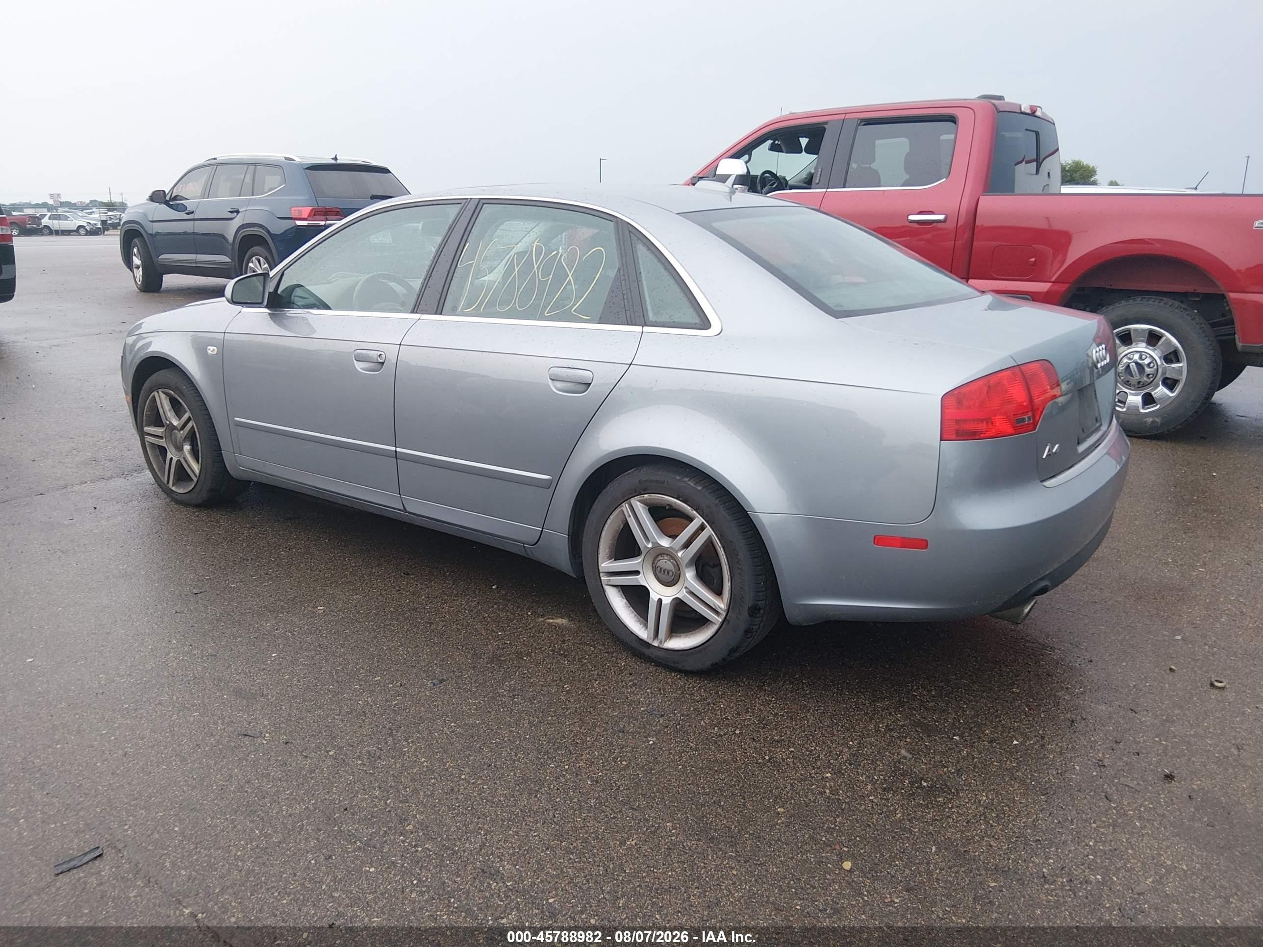 2006 Audi A4 3.2 Silver vin: WAUDH78E66A108559