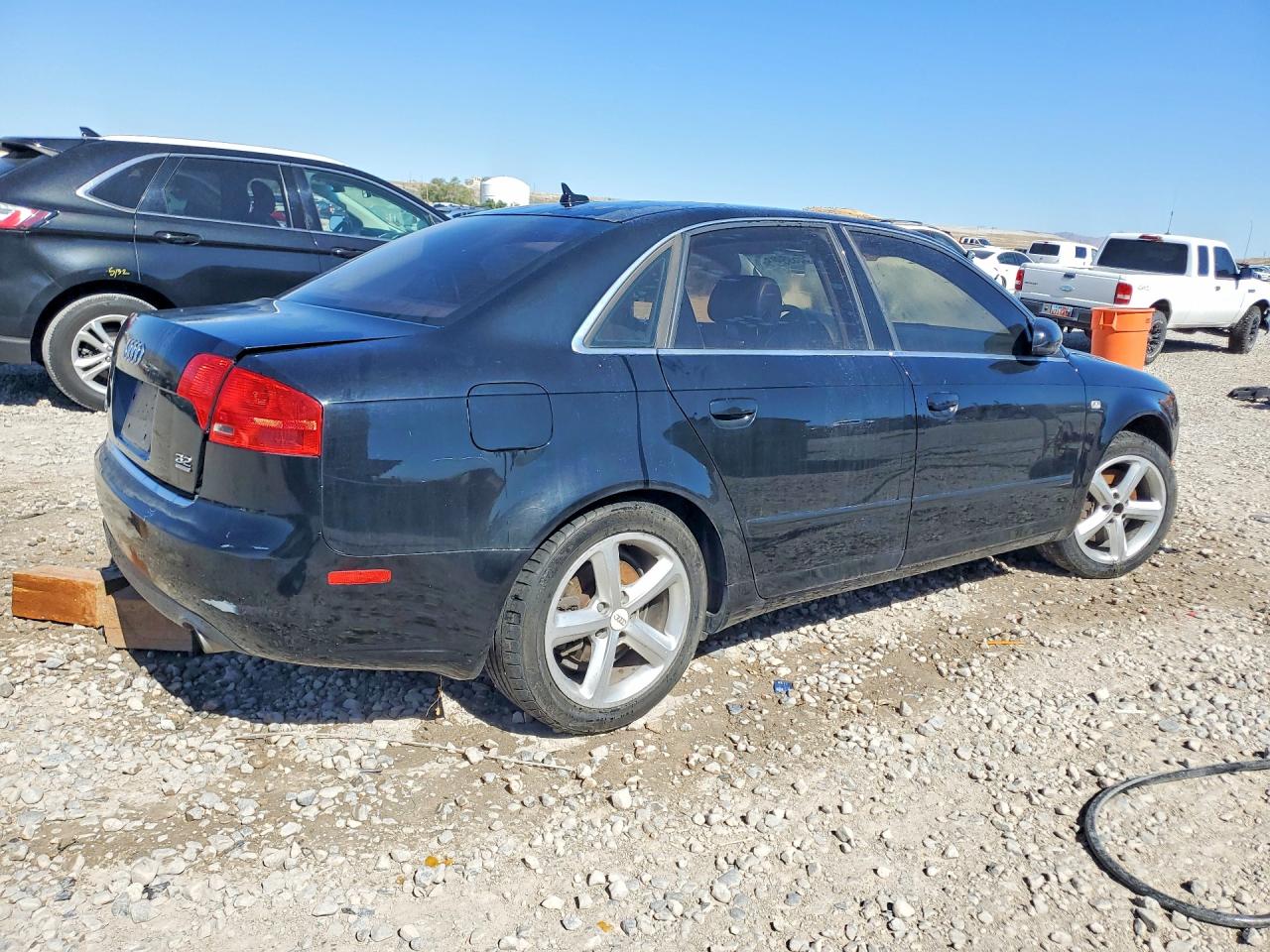 2007 Audi A4 3.2 Quattro Black vin: WAUDH78E97A244315