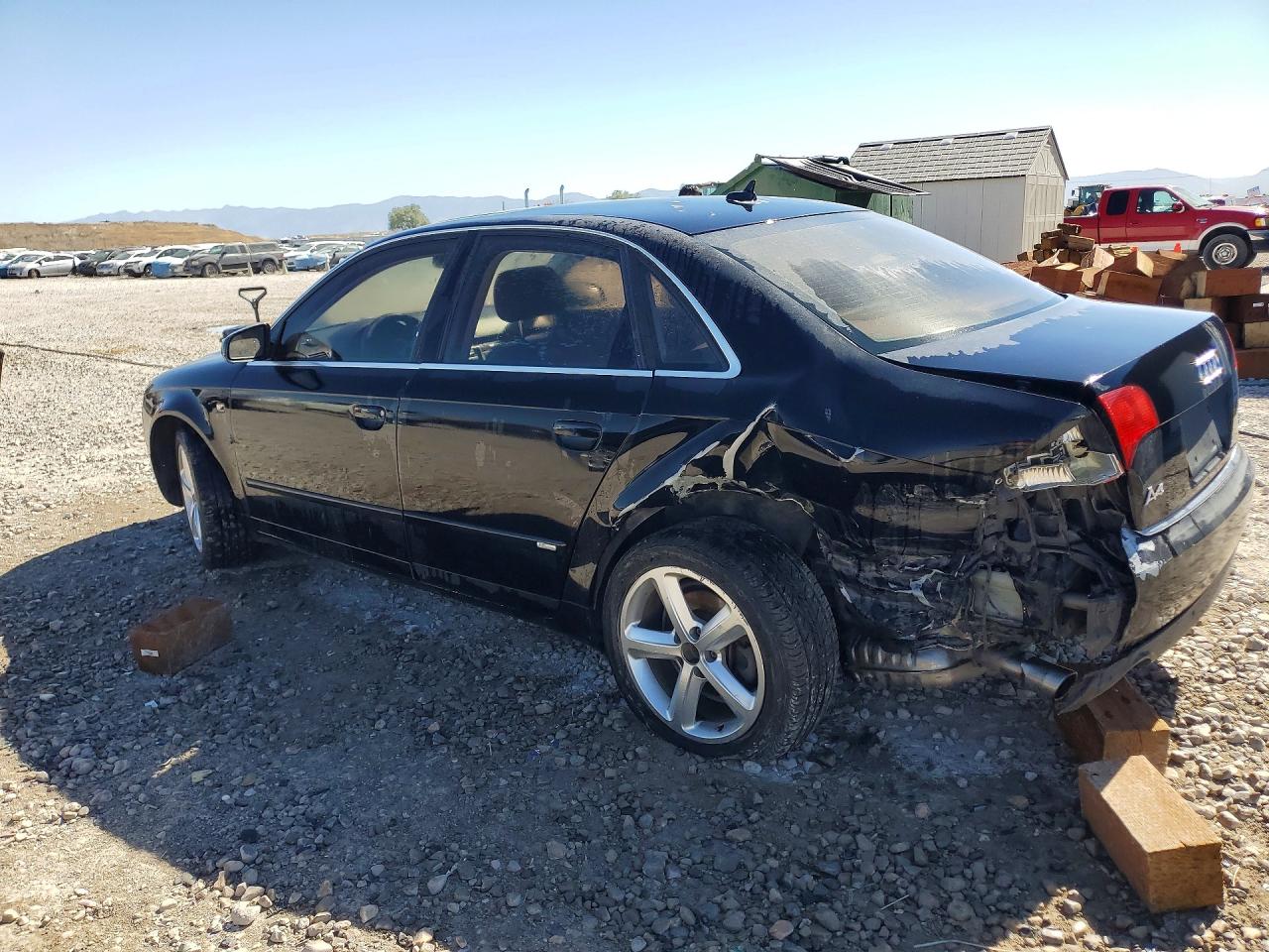 2007 Audi A4 3.2 Quattro Black vin: WAUDH78E97A244315