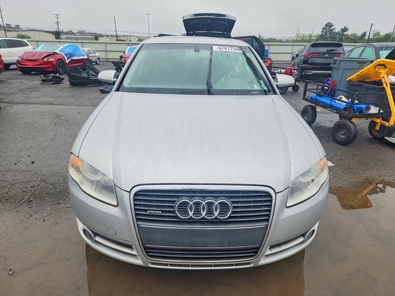 2006 Audi A4 3.2 Quattro Silver vin: WAUDH78EX6A132024