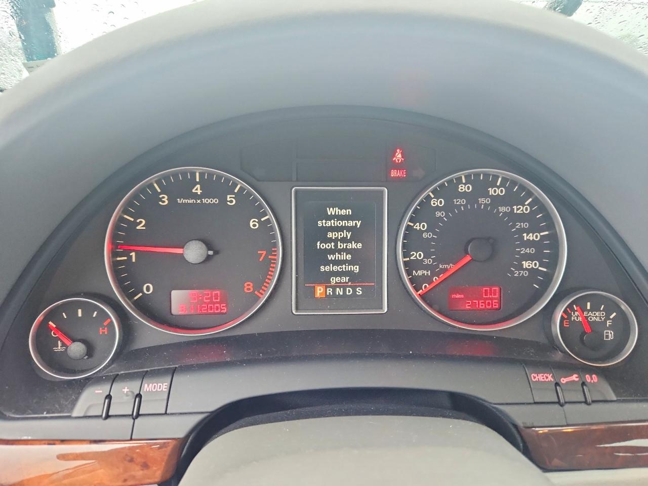 2006 Audi A4 3.2 Quattro Silver vin: WAUDH78EX6A132024