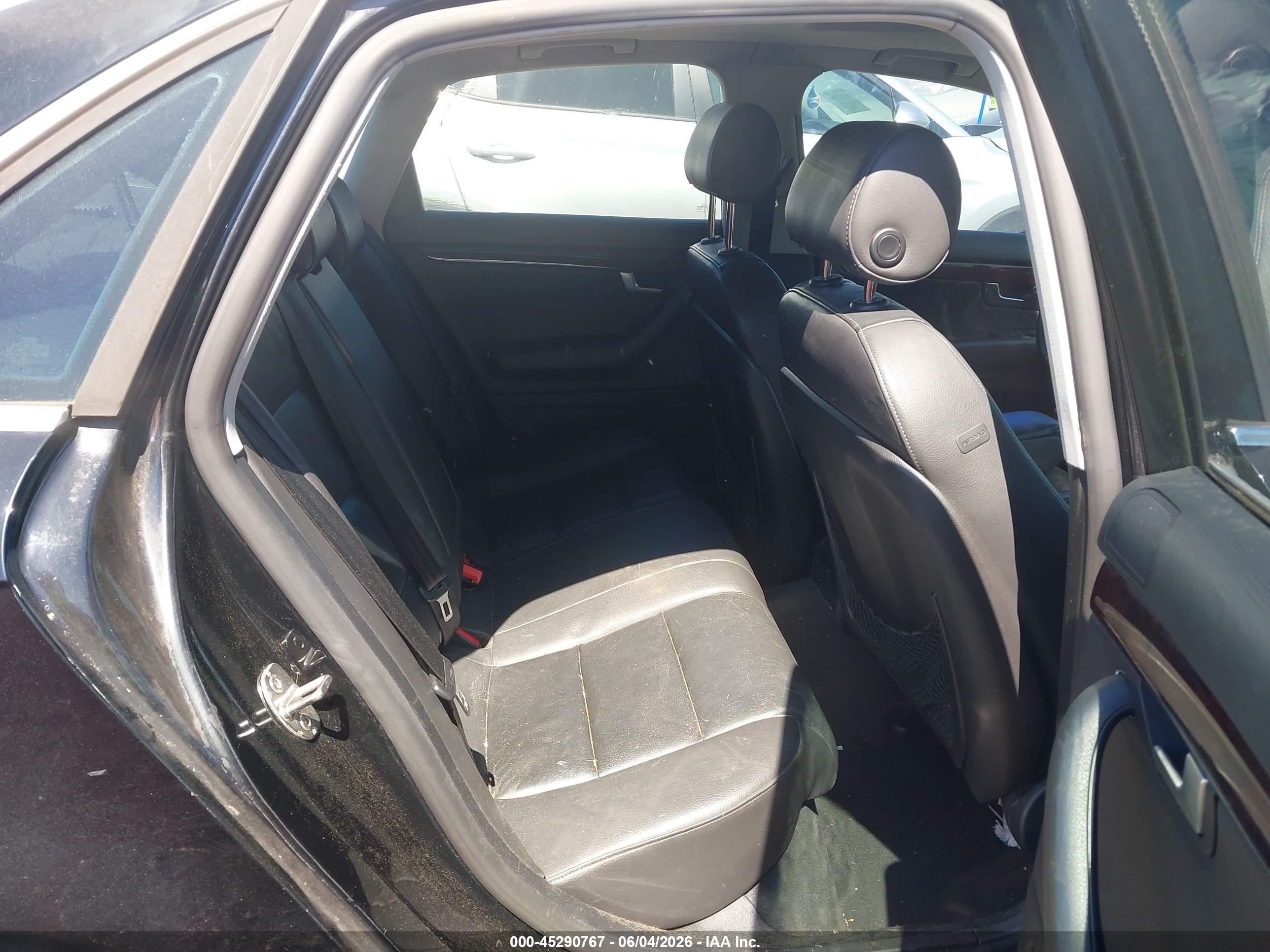 2007 Audi A4 3.2 Черный vin: WAUDH78EX7A251371