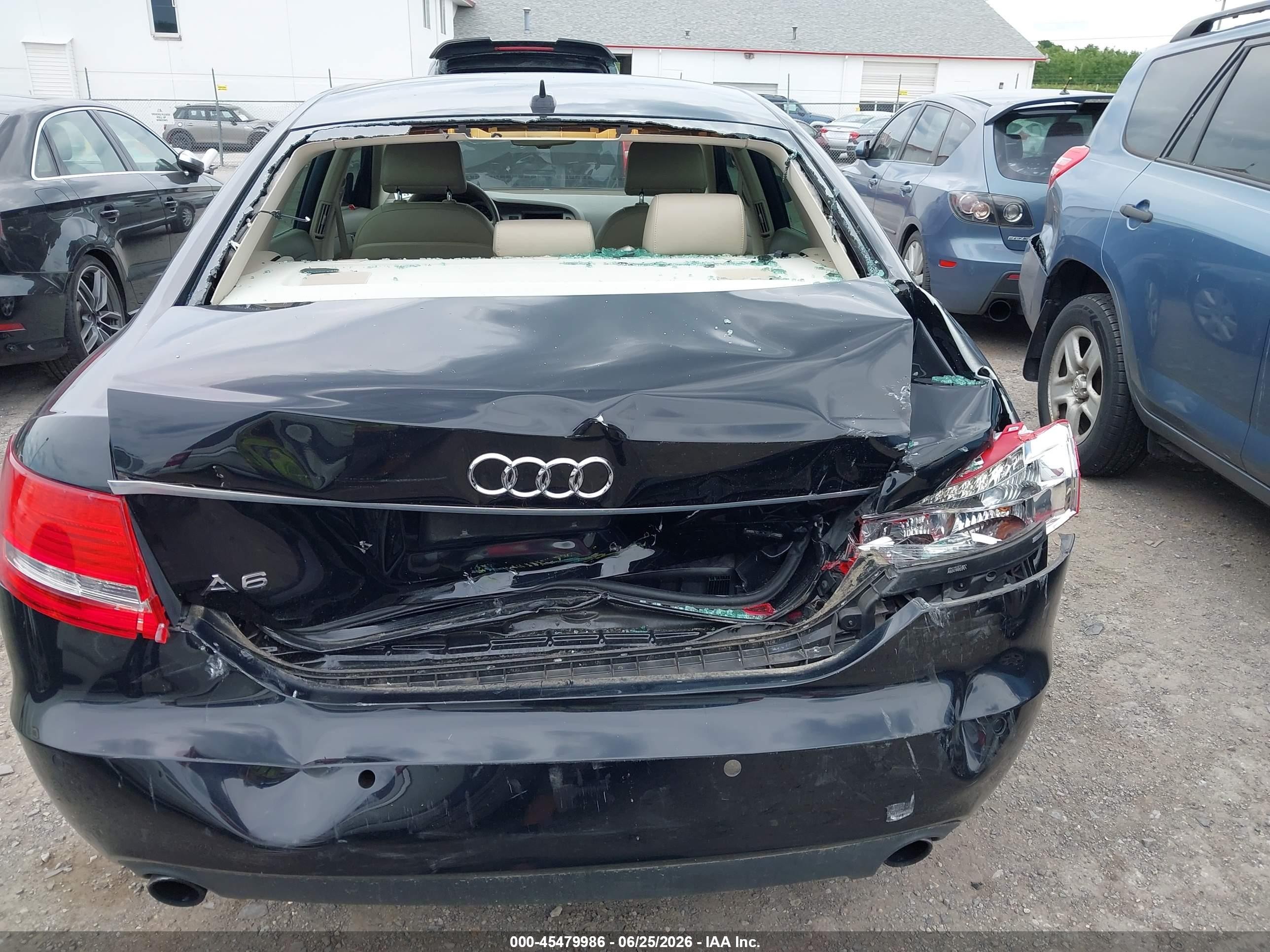 2007 Audi A6 3.2 Black vin: WAUDH94F77N084020