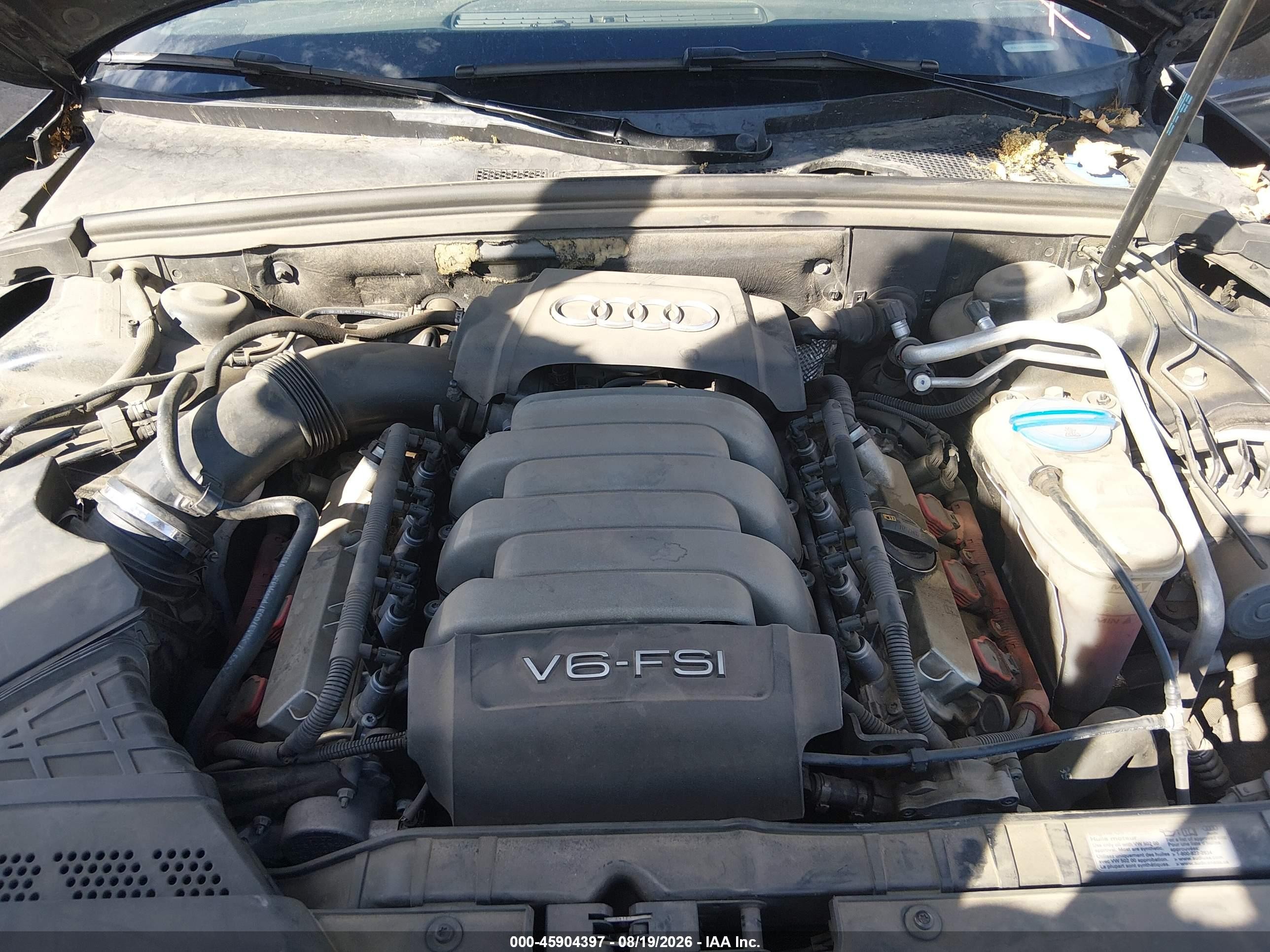 2009 Audi A5 3.2l Black vin: WAUDK78T19A003786