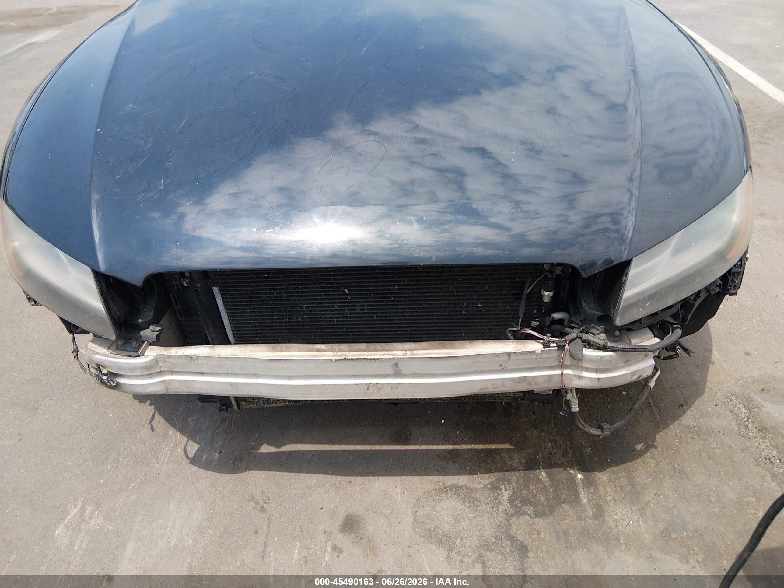 2008 Audi A5 3.2l Black vin: WAUDK78T28A020353