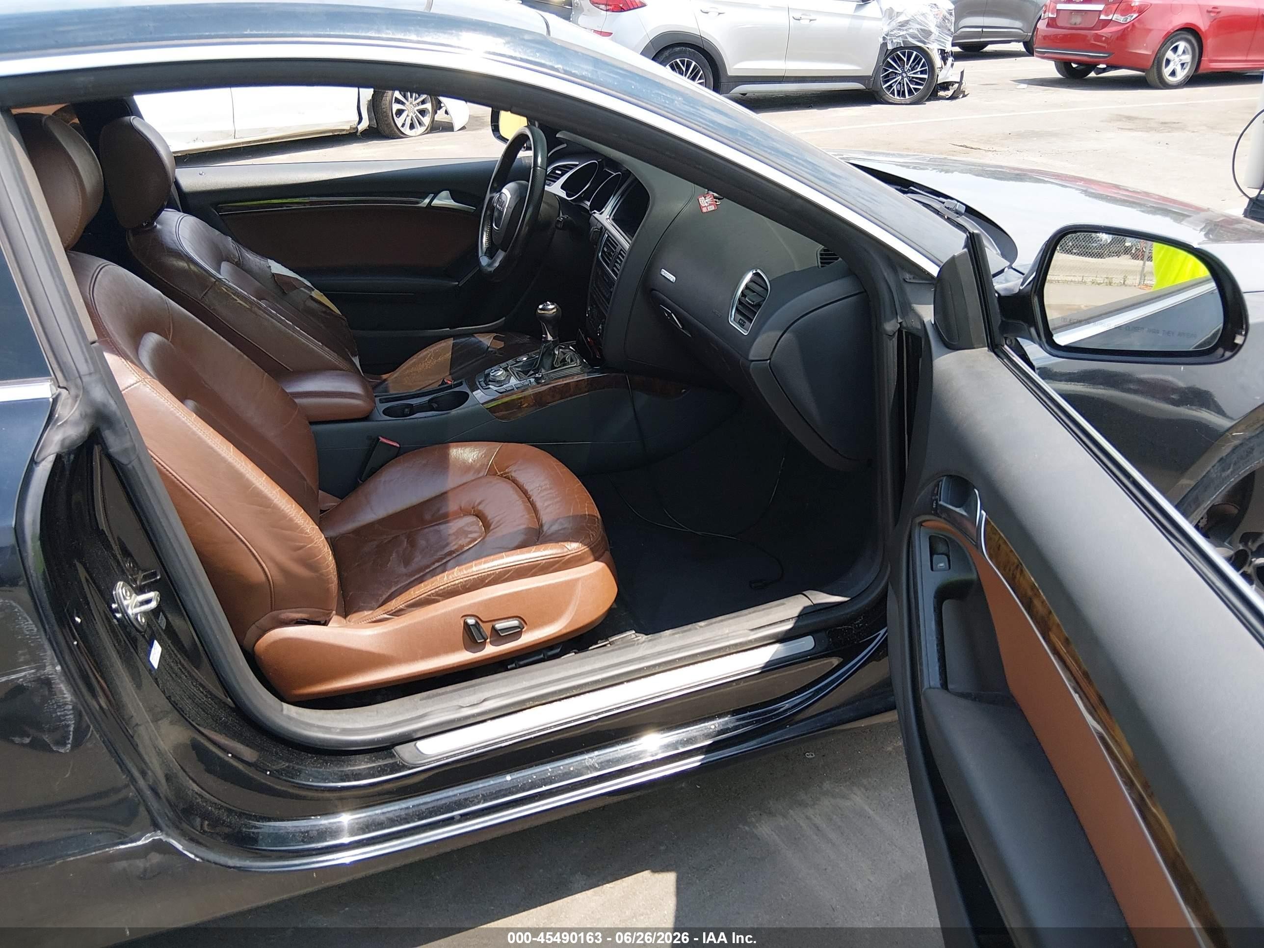 2008 Audi A5 3.2l Black vin: WAUDK78T28A020353