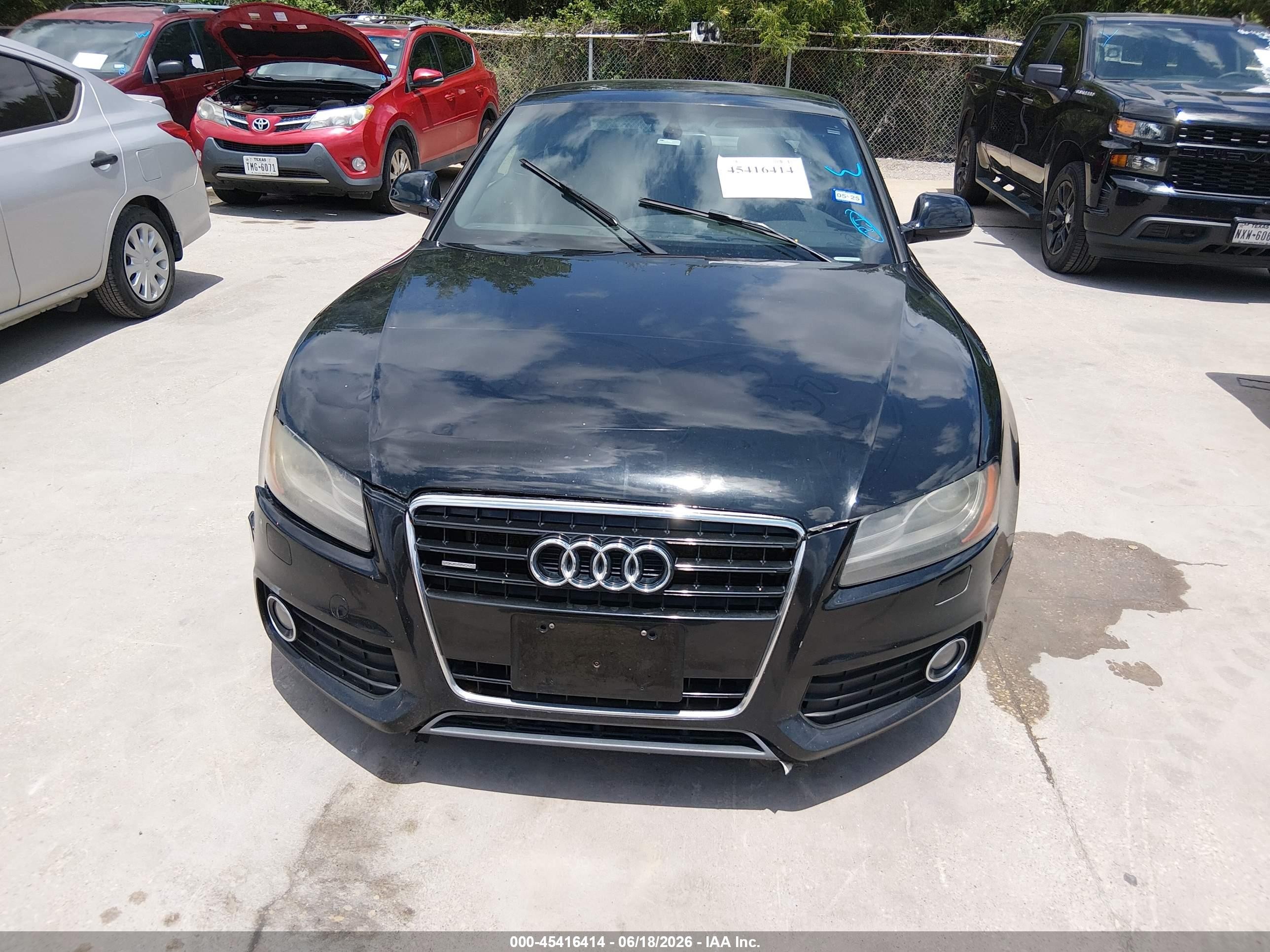 2009 Audi A5 3.2l Black vin: WAUDK78T29A024162