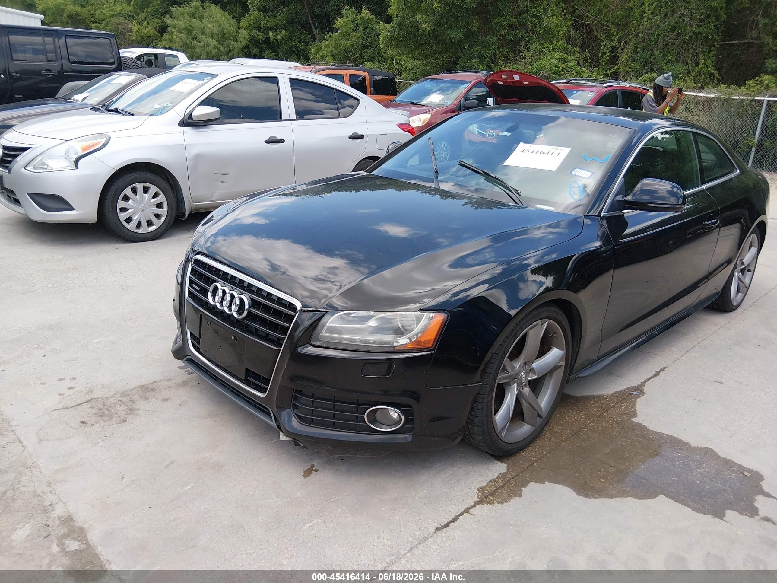 2009 Audi A5 3.2l Black vin: WAUDK78T29A024162