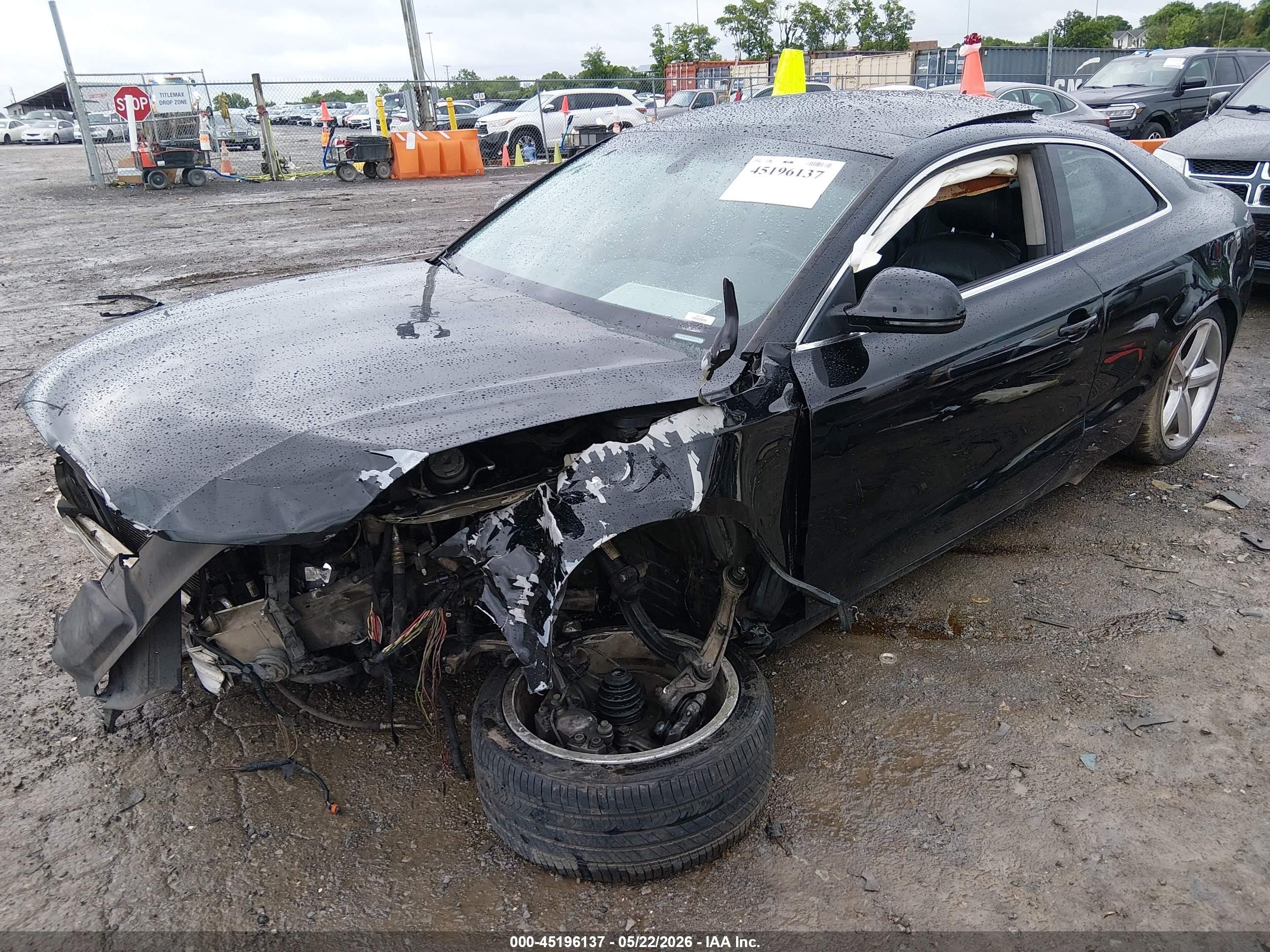 2009 Audi A5 3.2l Black vin: WAUDK78T39A001778