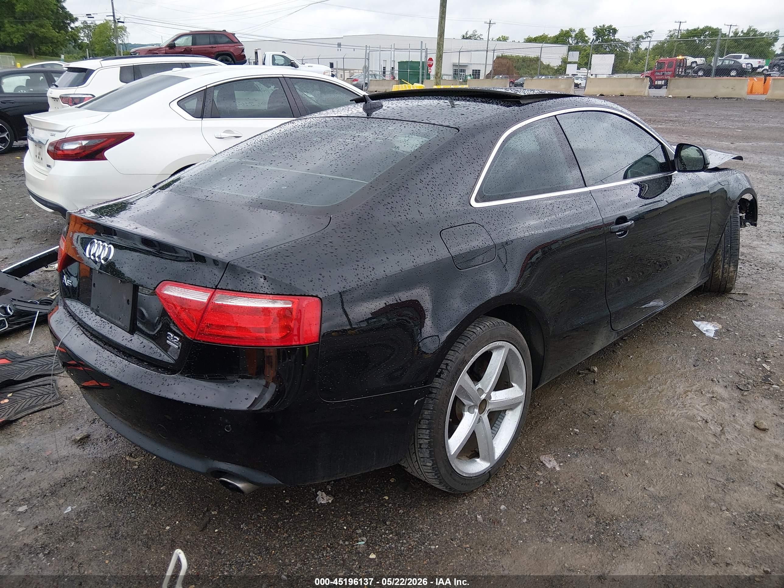 2009 Audi A5 3.2l Black vin: WAUDK78T39A001778