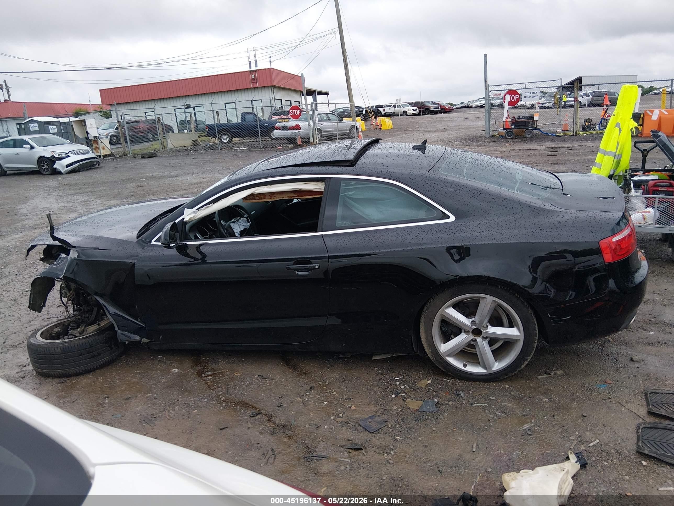 2009 Audi A5 3.2l Black vin: WAUDK78T39A001778