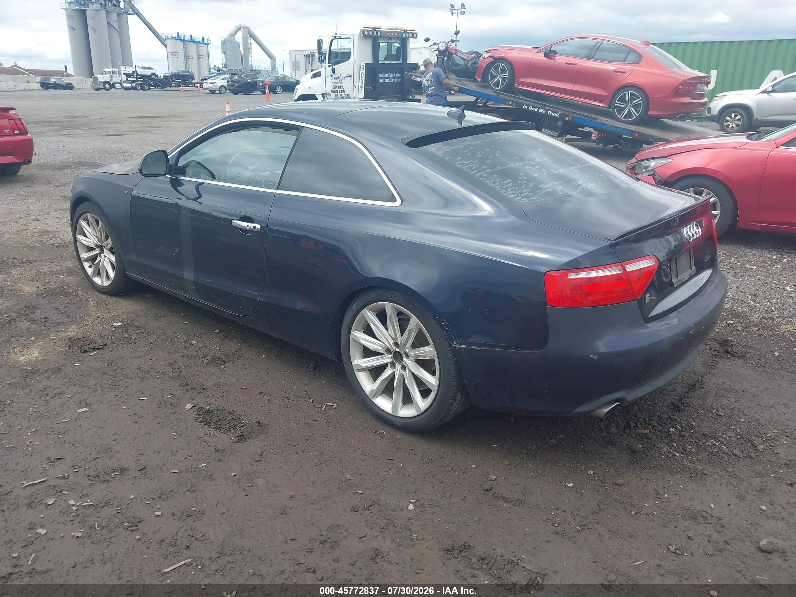2009 Audi A5 3.2l Black vin: WAUDK78T39A013512