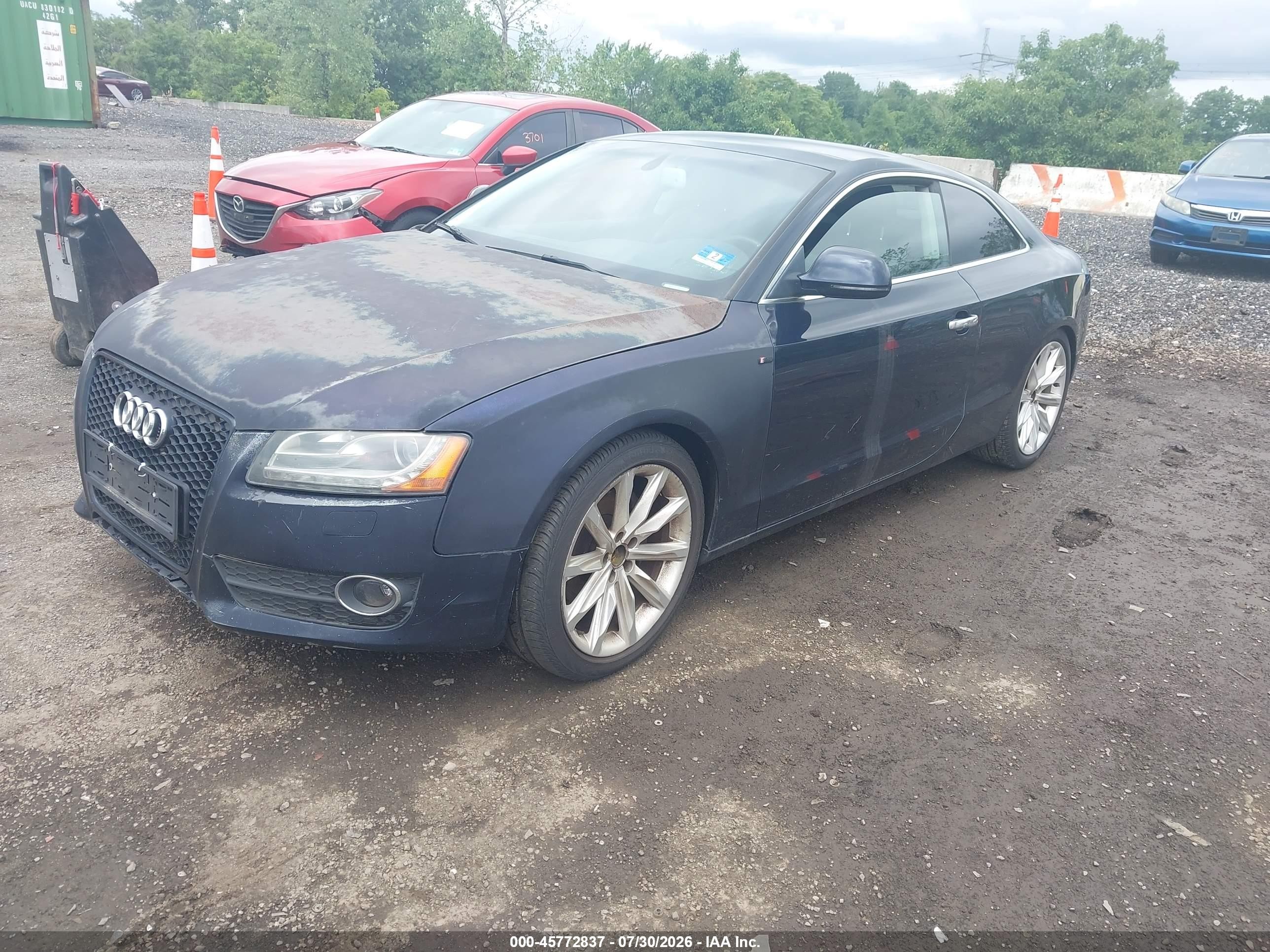 2009 Audi A5 3.2l Black vin: WAUDK78T39A013512