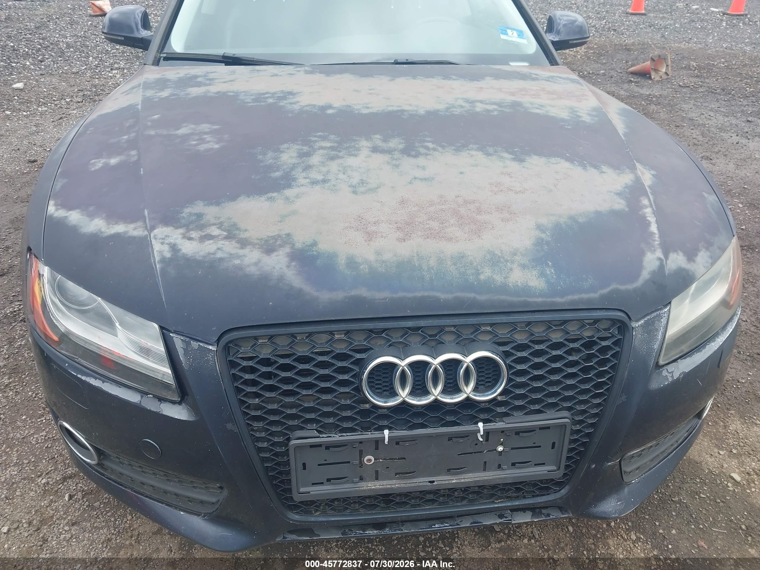 2009 Audi A5 3.2l Black vin: WAUDK78T39A013512