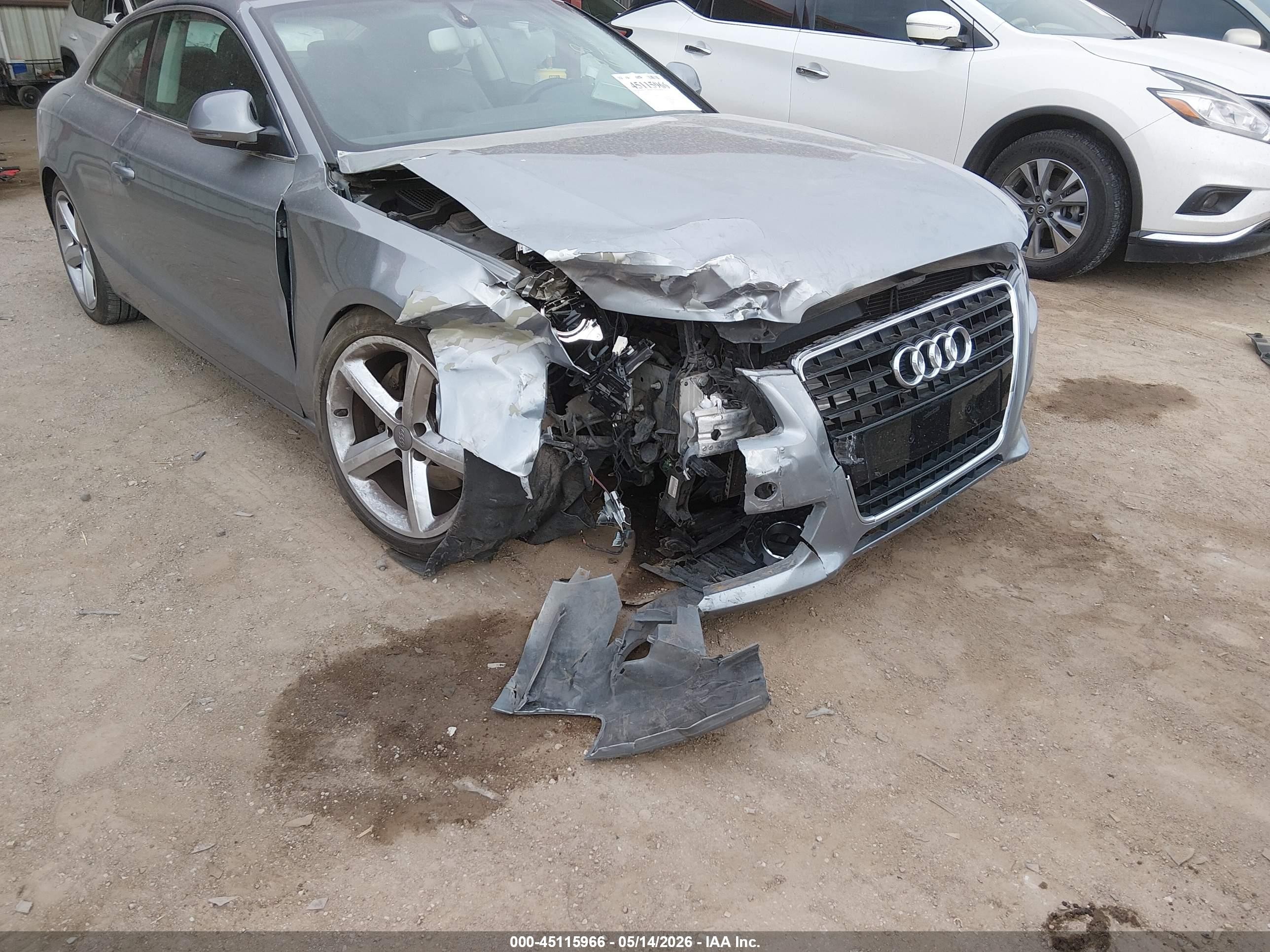 2009 Audi A5 3.2l Gray vin: WAUDK78T39A013526
