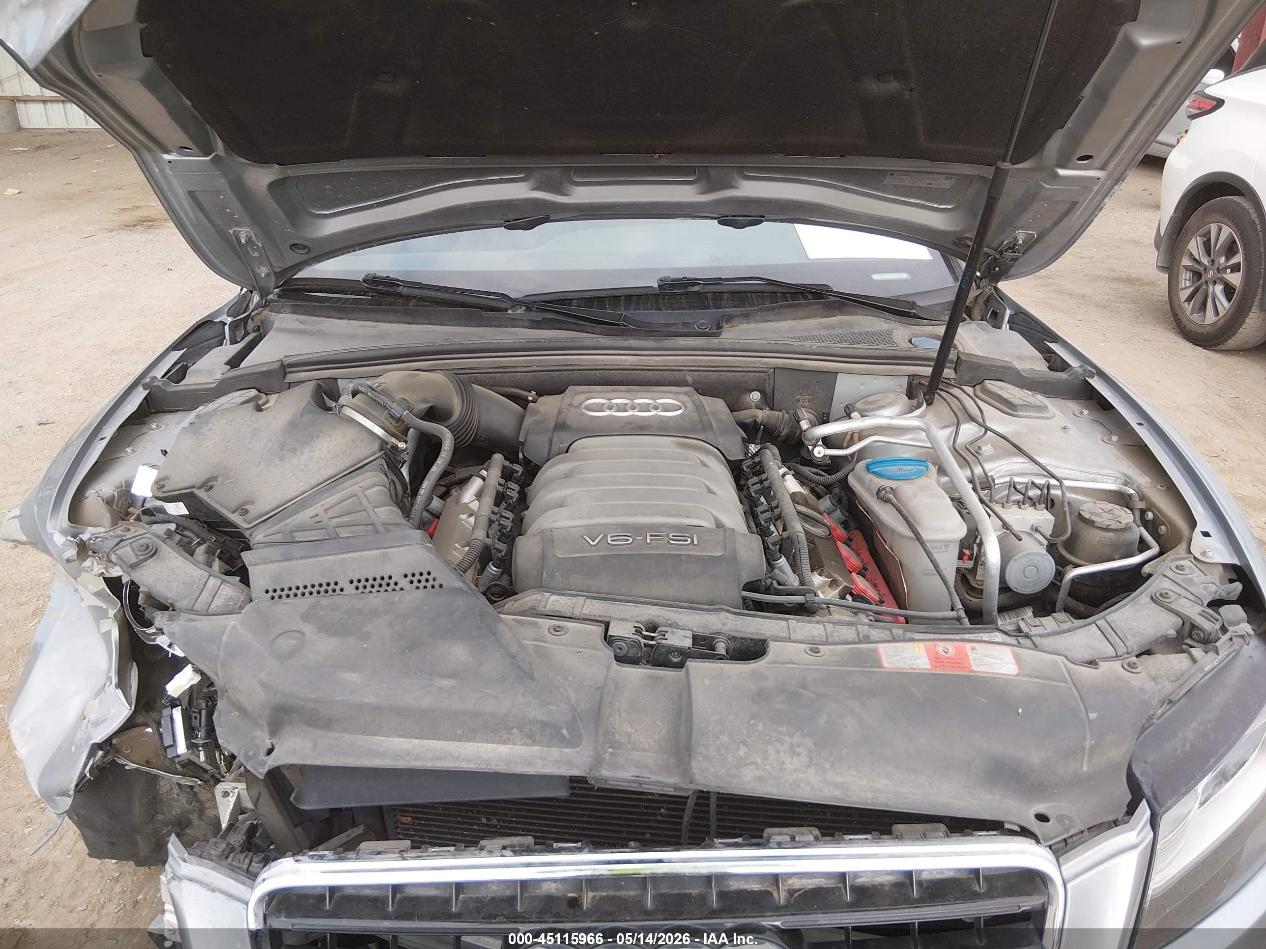 2009 Audi A5 3.2l Gray vin: WAUDK78T39A013526