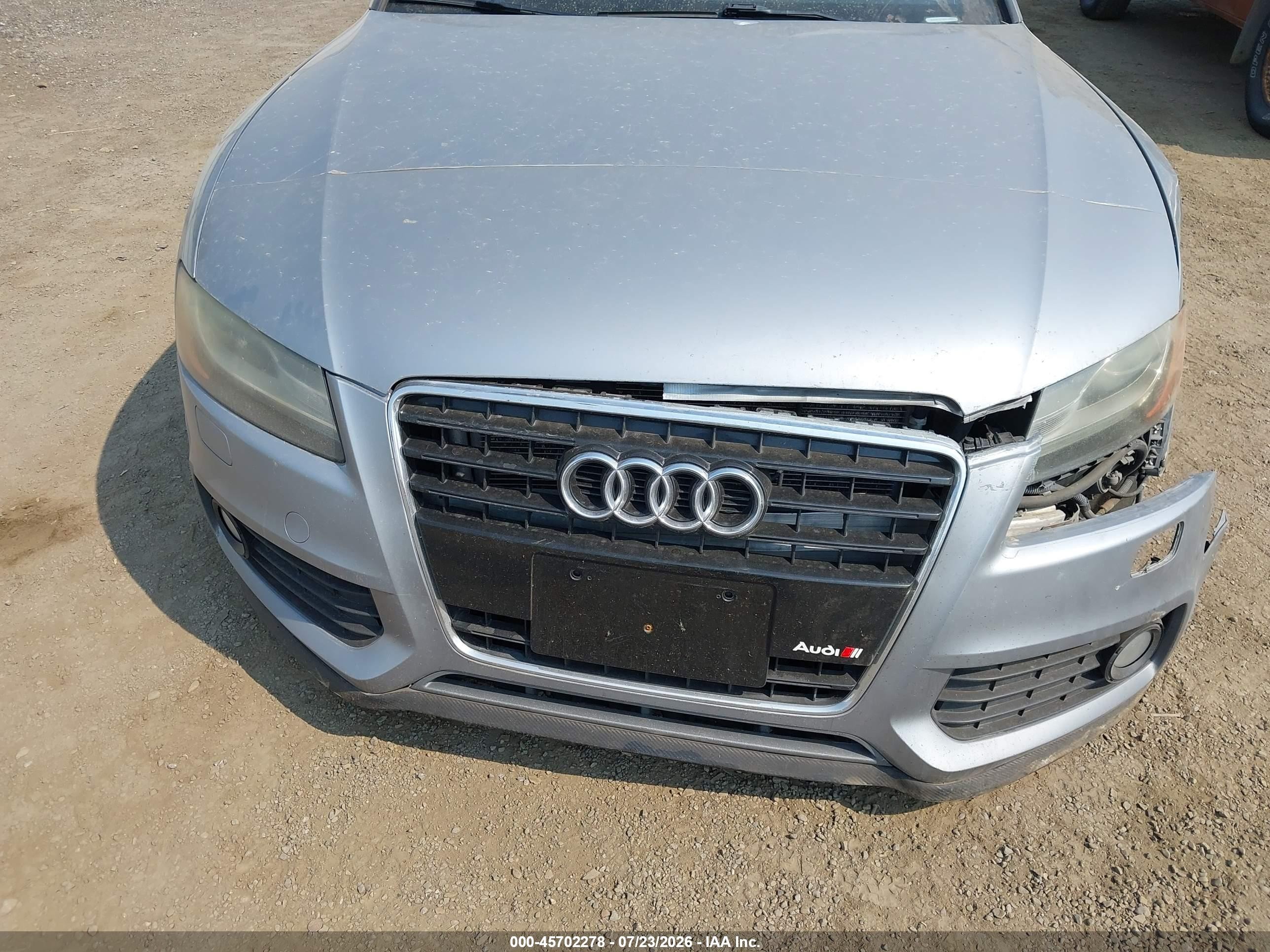 2008 Audi A5 3.2l Gray vin: WAUDK78T48A024033
