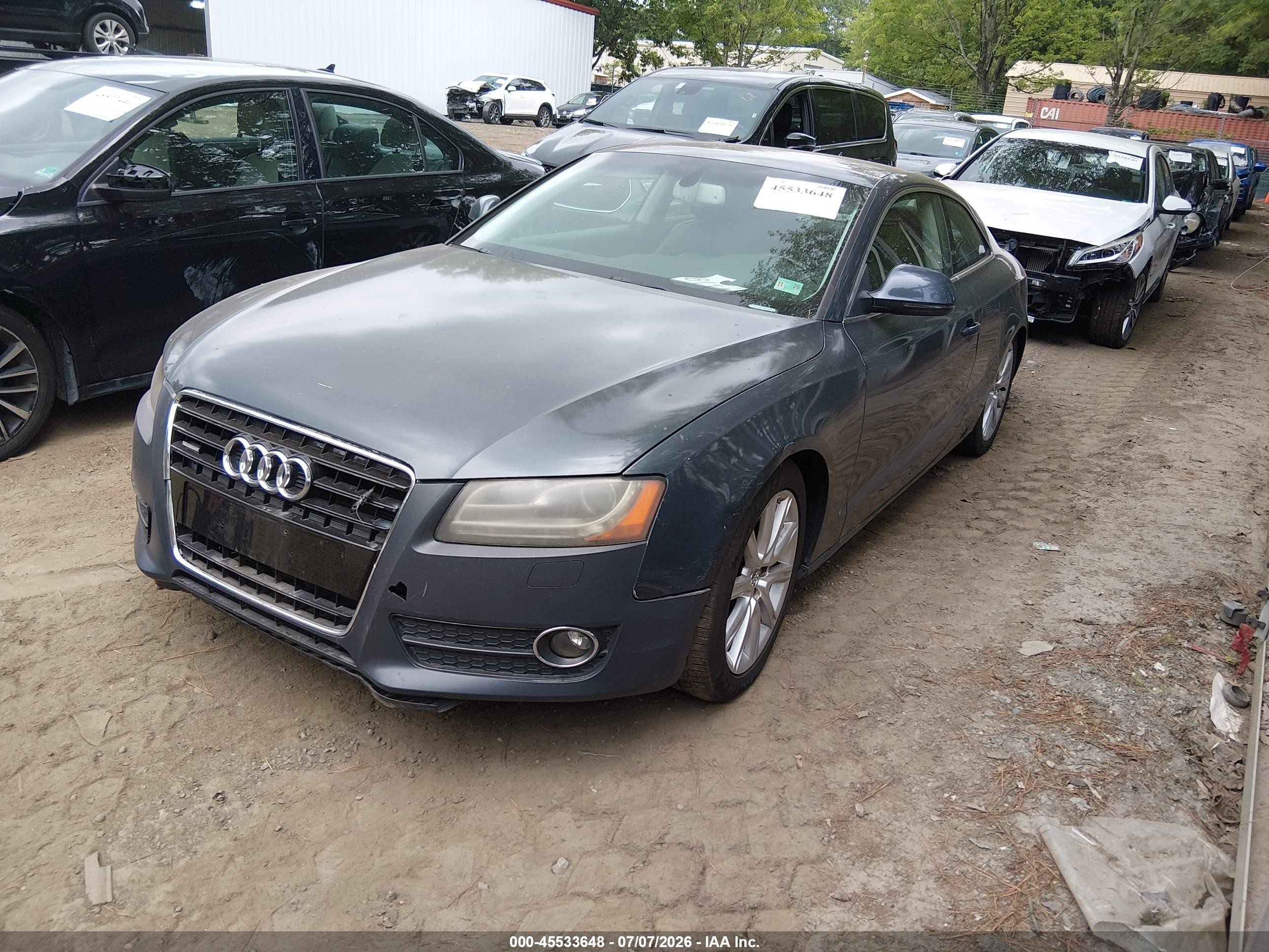 2009 Audi A5 3.2l Gray vin: WAUDK78T49A013857