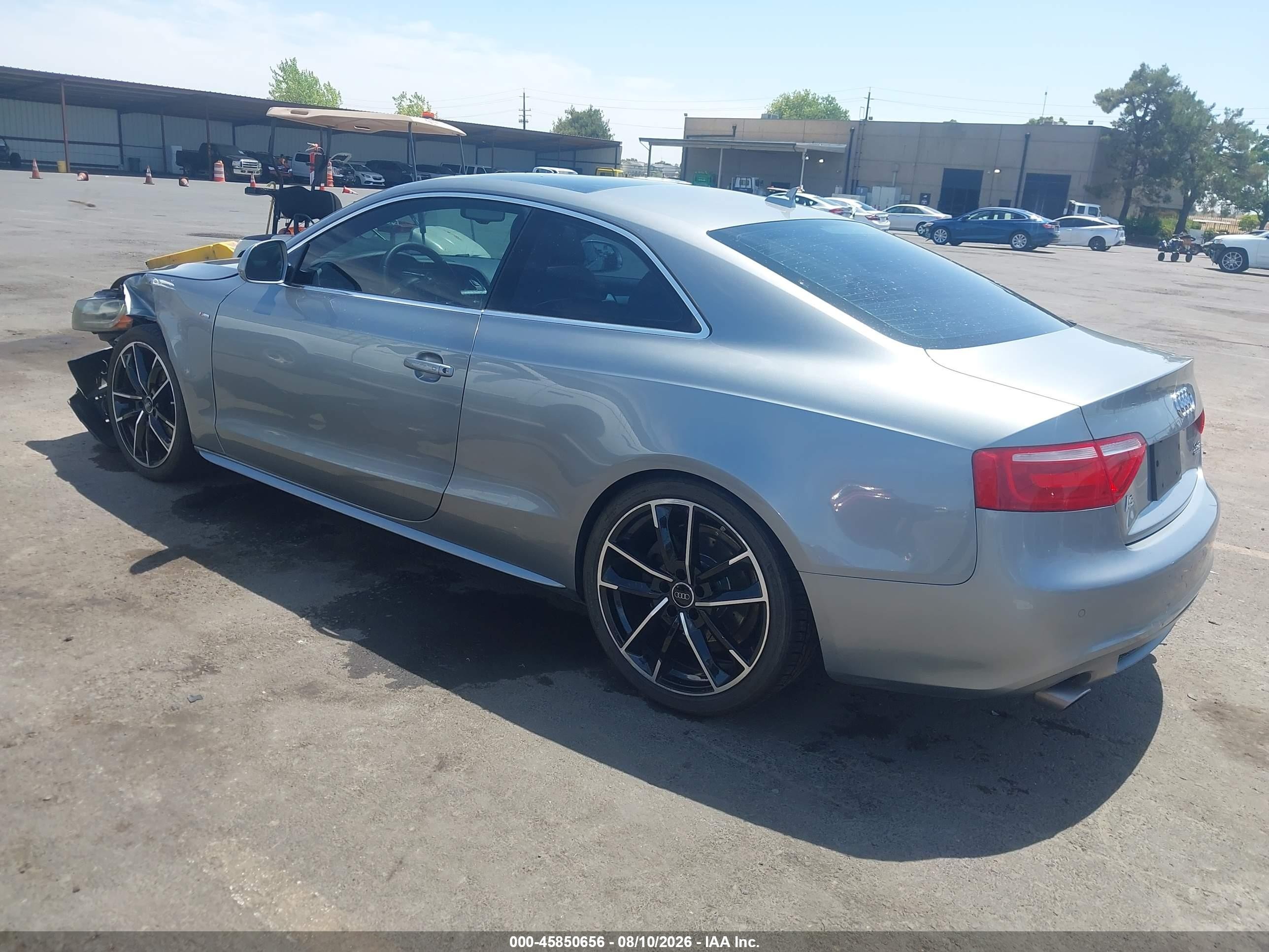 2009 Audi A5 3.2l Silver vin: WAUDK78T49A050147