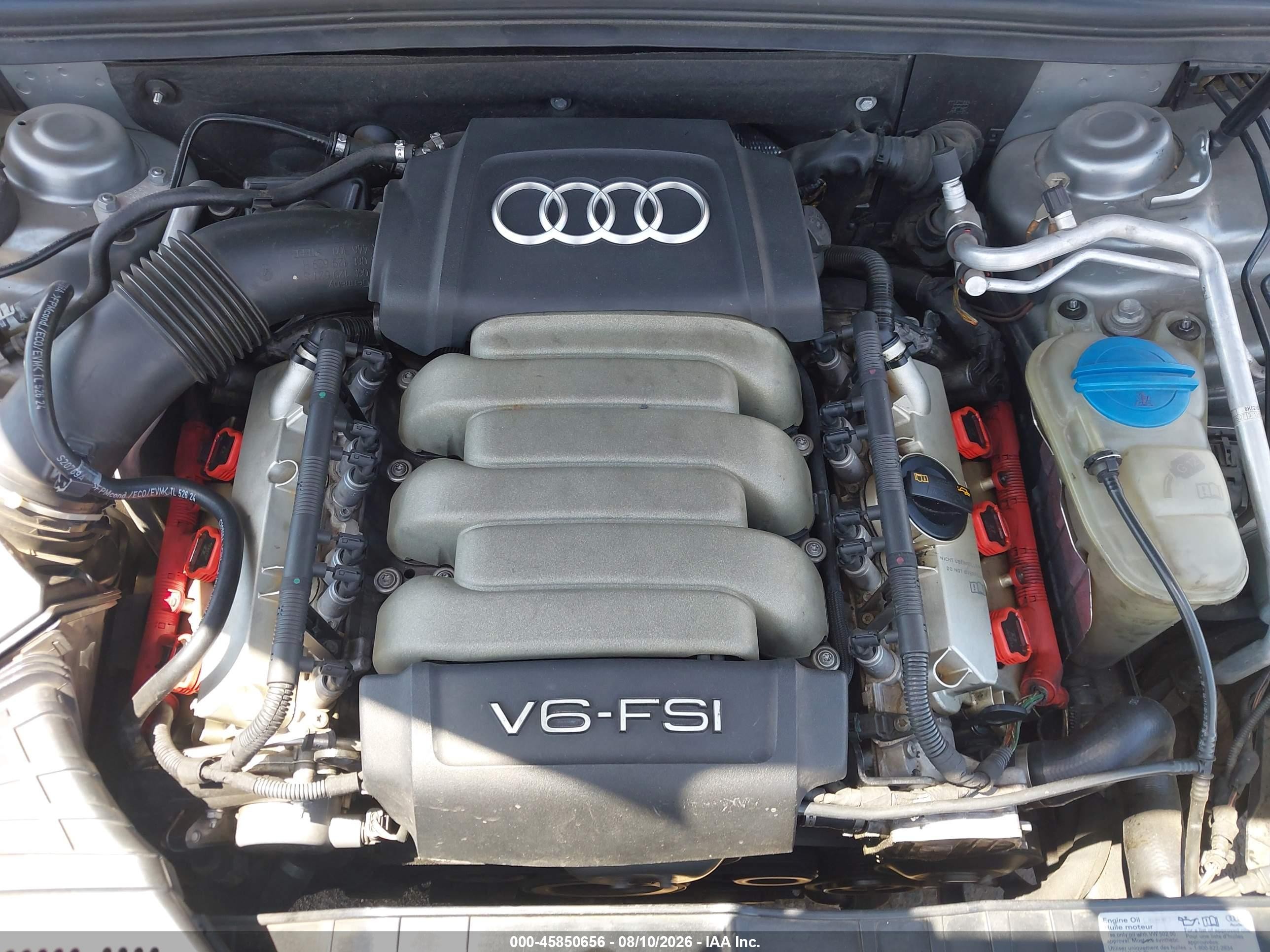 2009 Audi A5 3.2l Silver vin: WAUDK78T49A050147