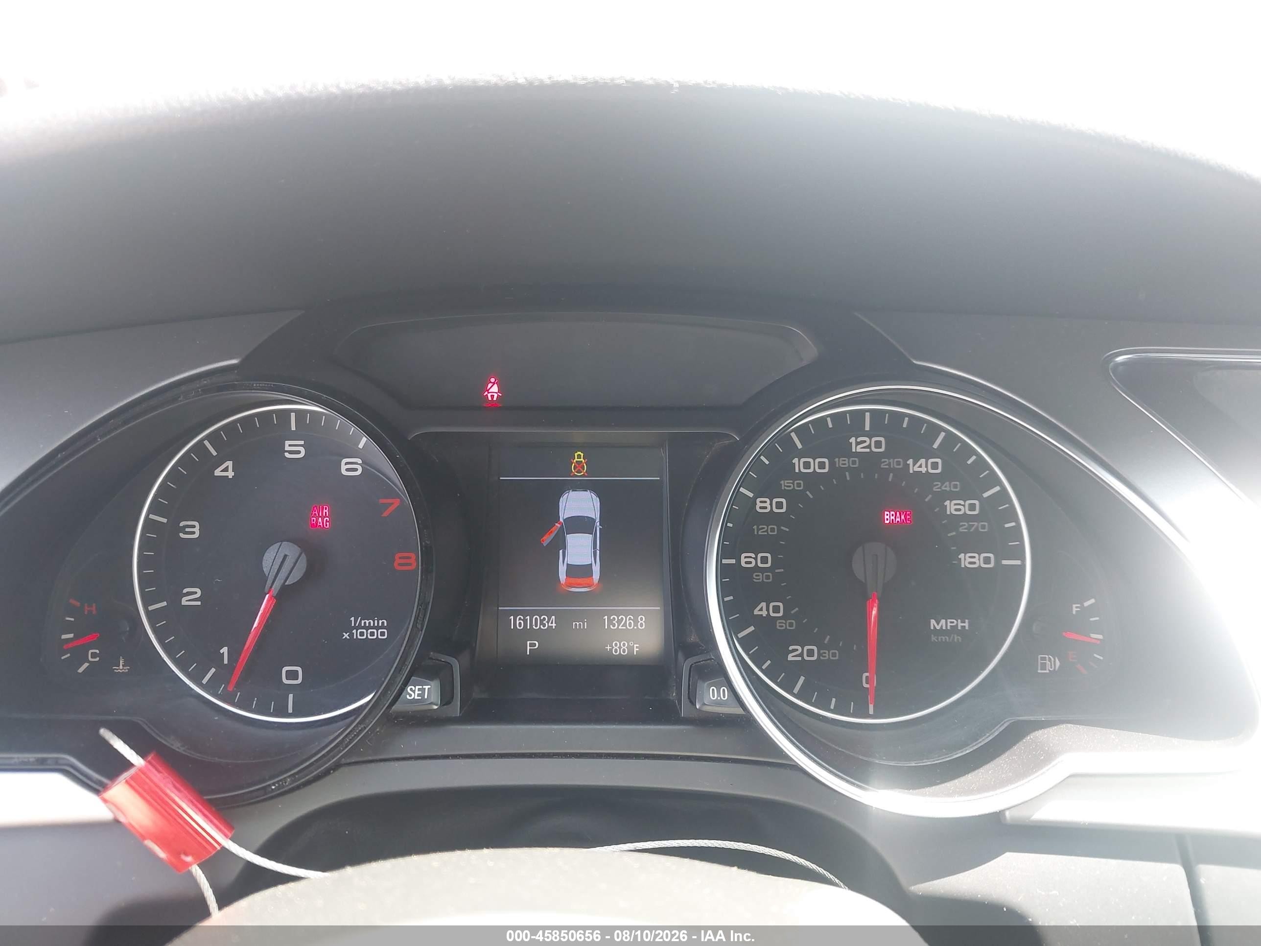 2009 Audi A5 3.2l Silver vin: WAUDK78T49A050147