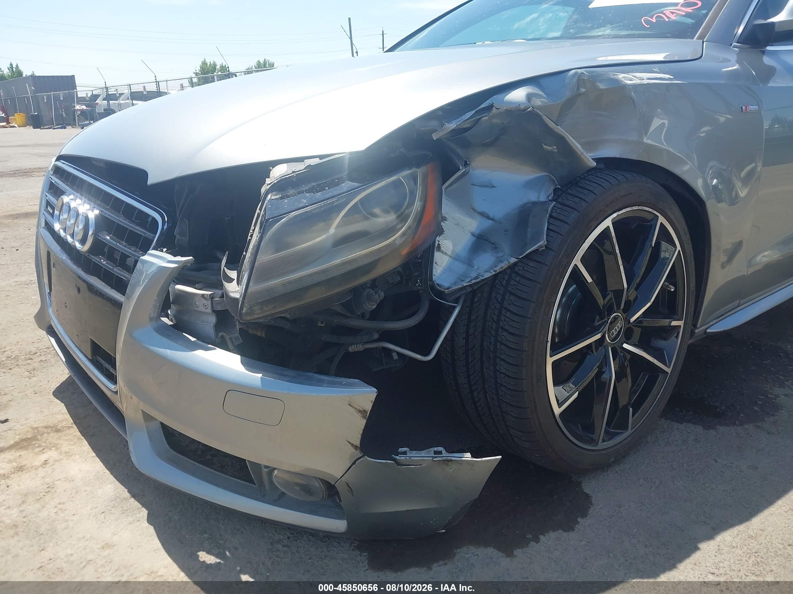 2009 Audi A5 3.2l Silver vin: WAUDK78T49A050147