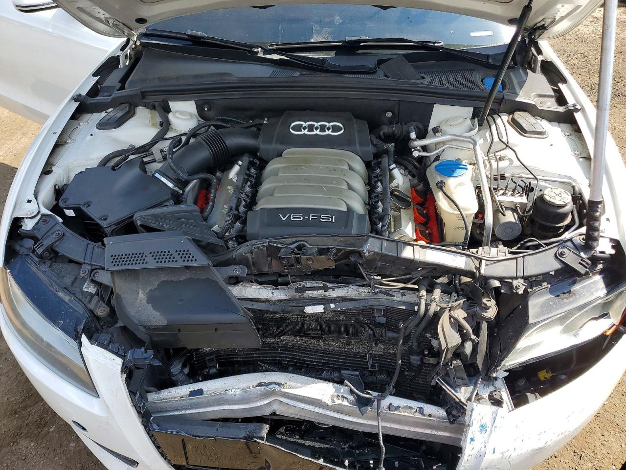 2009 Audi A5 Quattro White vin: WAUDK78T89A022402