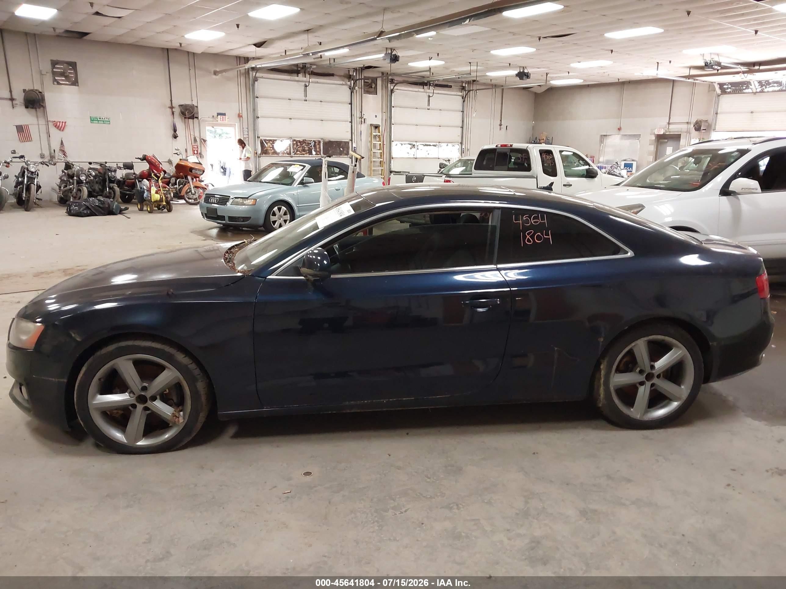 2009 Audi A5 3.2l Blue vin: WAUDK78T89A047610