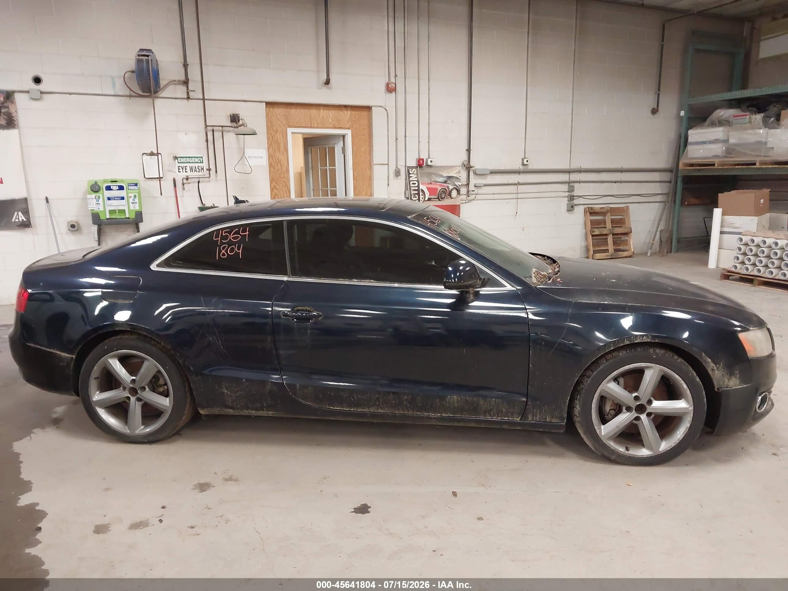 2009 Audi A5 3.2l Blue vin: WAUDK78T89A047610