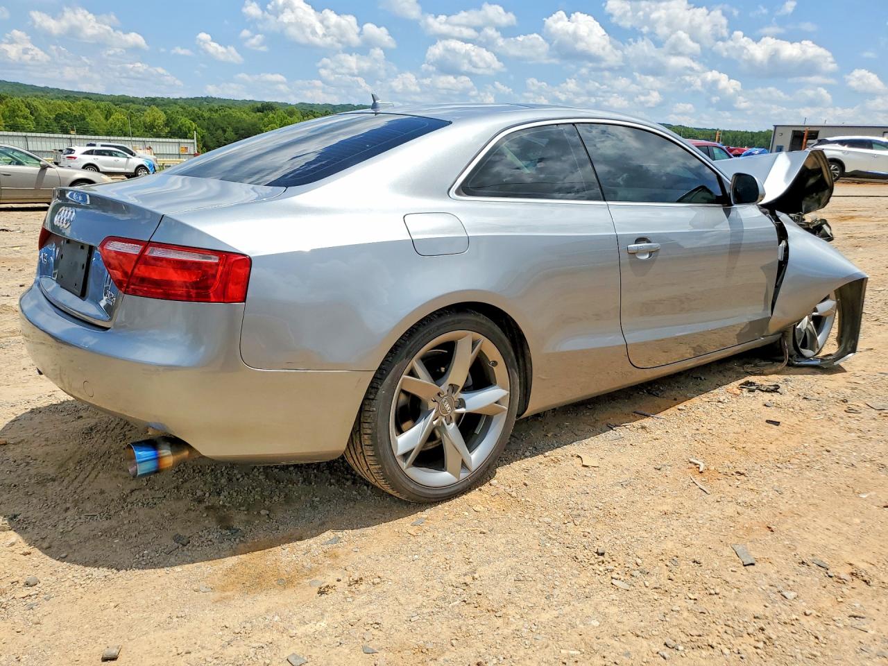 2009 Audi A5 Quattro Gray vin: WAUDK78T99A048460