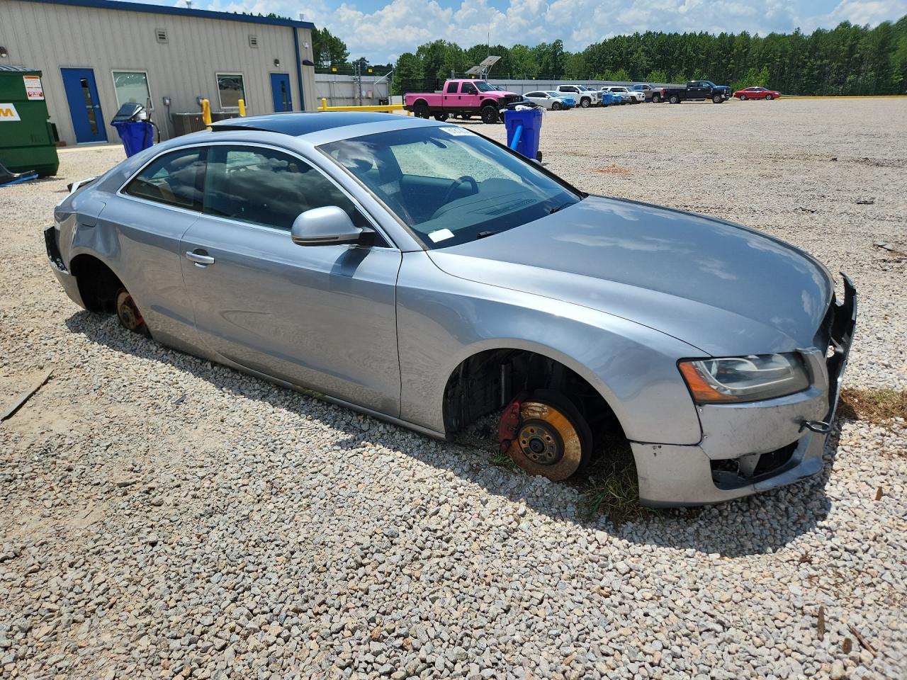 2009 Audi A5 Quattro Silver vin: WAUDK78TX9A041419