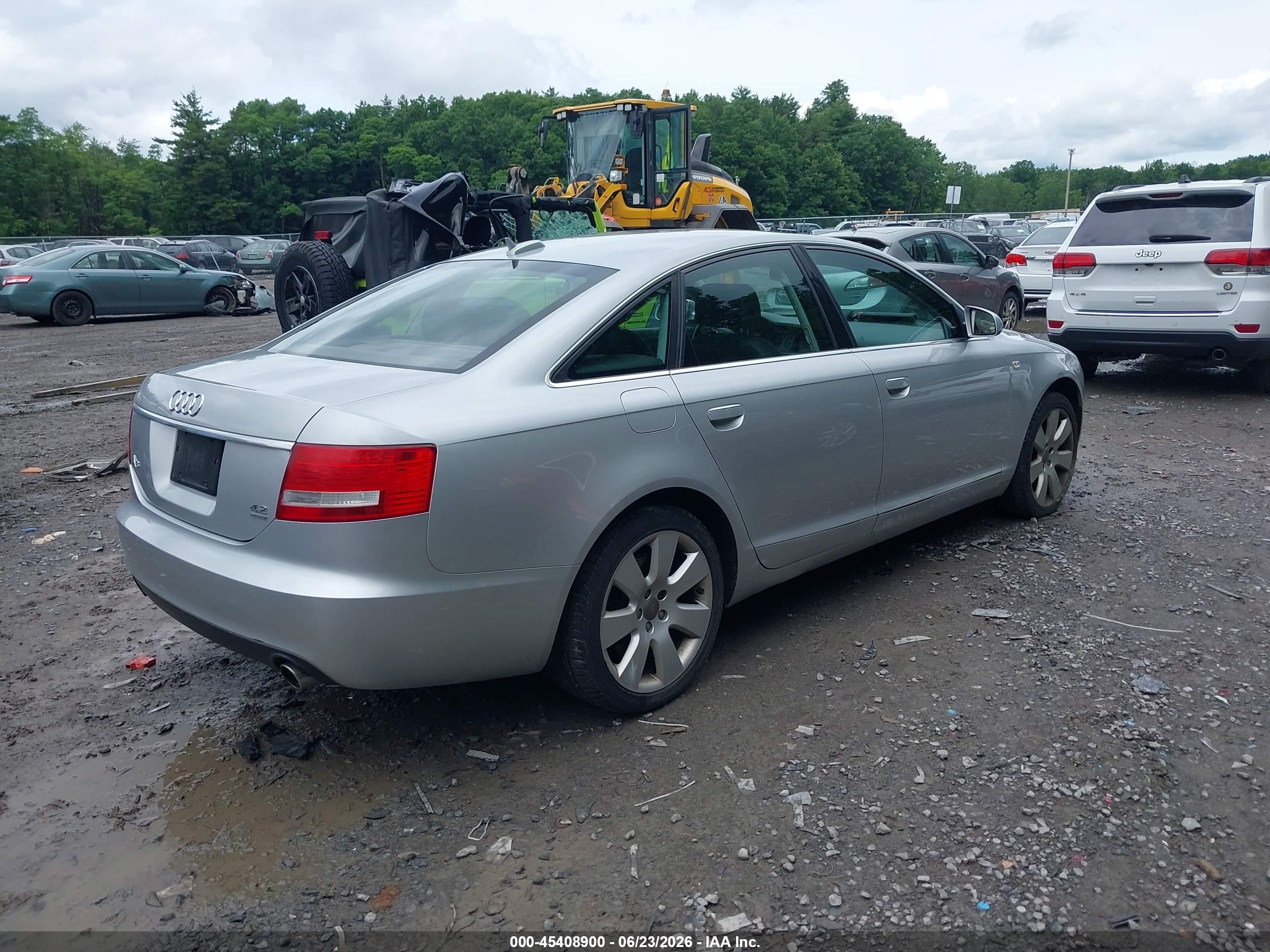2005 Audi A6 4.2 Silver vin: WAUDL74F95N122721