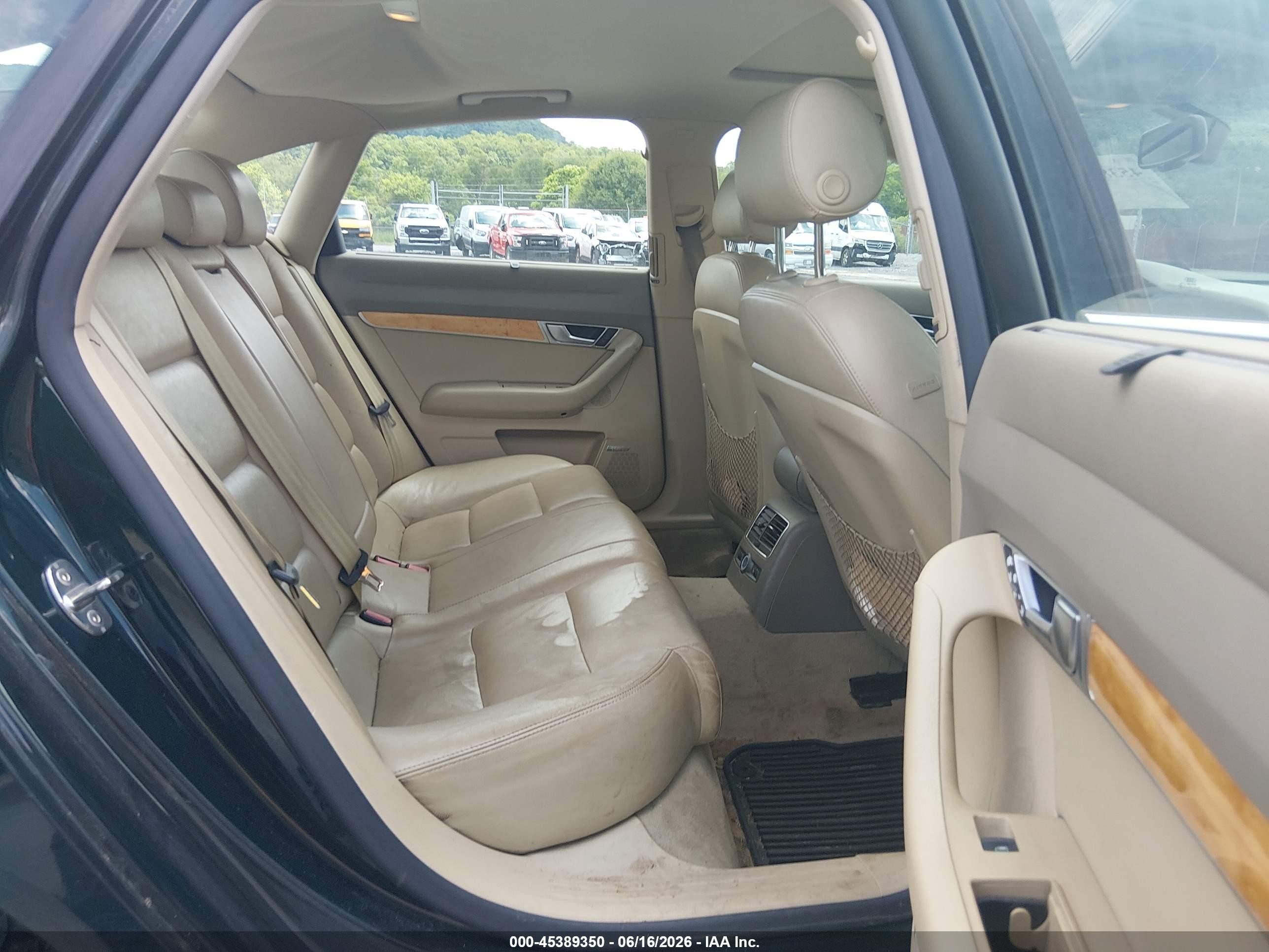 2006 Audi A6 4.2 Green vin: WAUDL74FX6N140131
