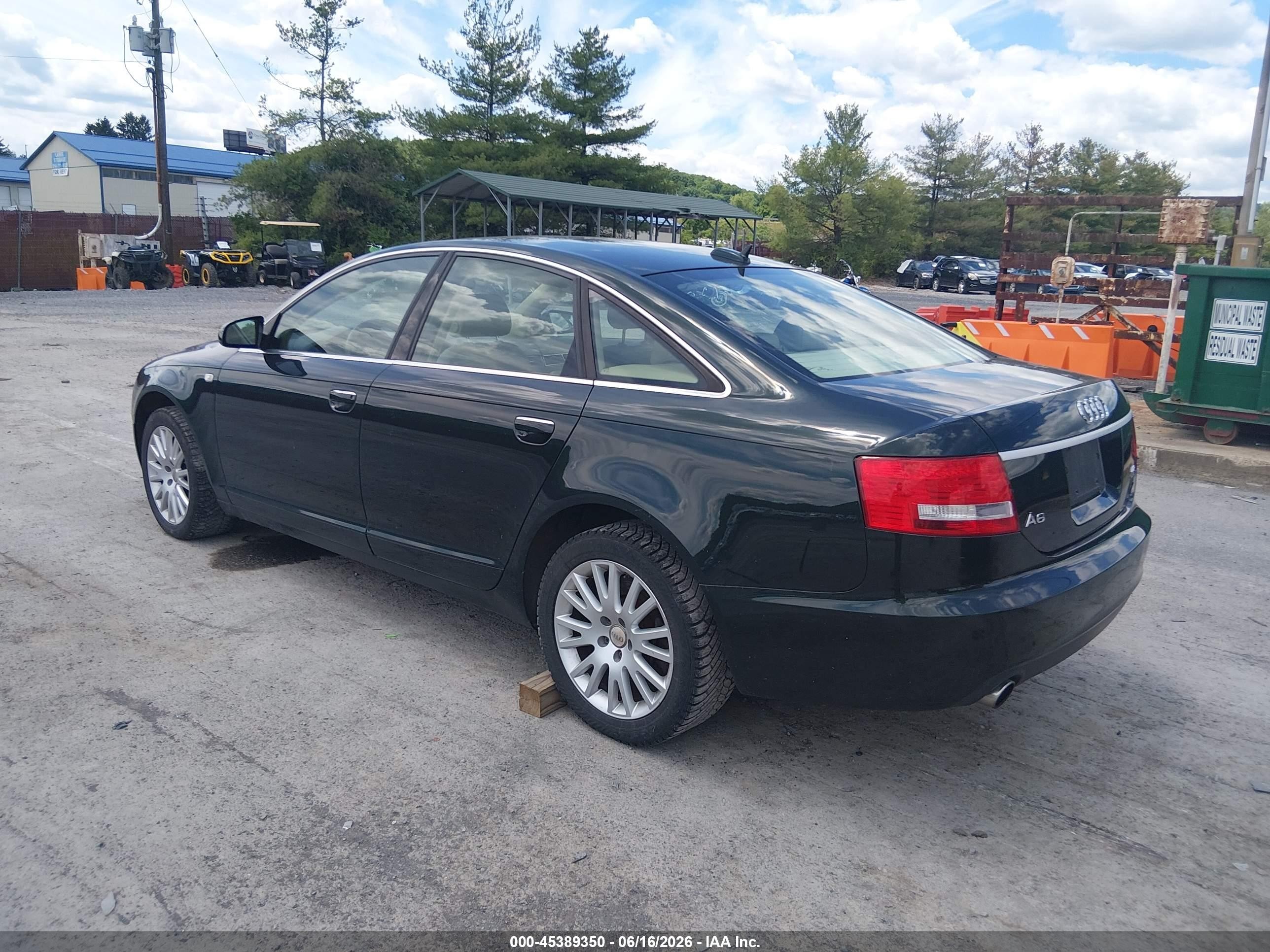 2006 Audi A6 4.2 Green vin: WAUDL74FX6N140131
