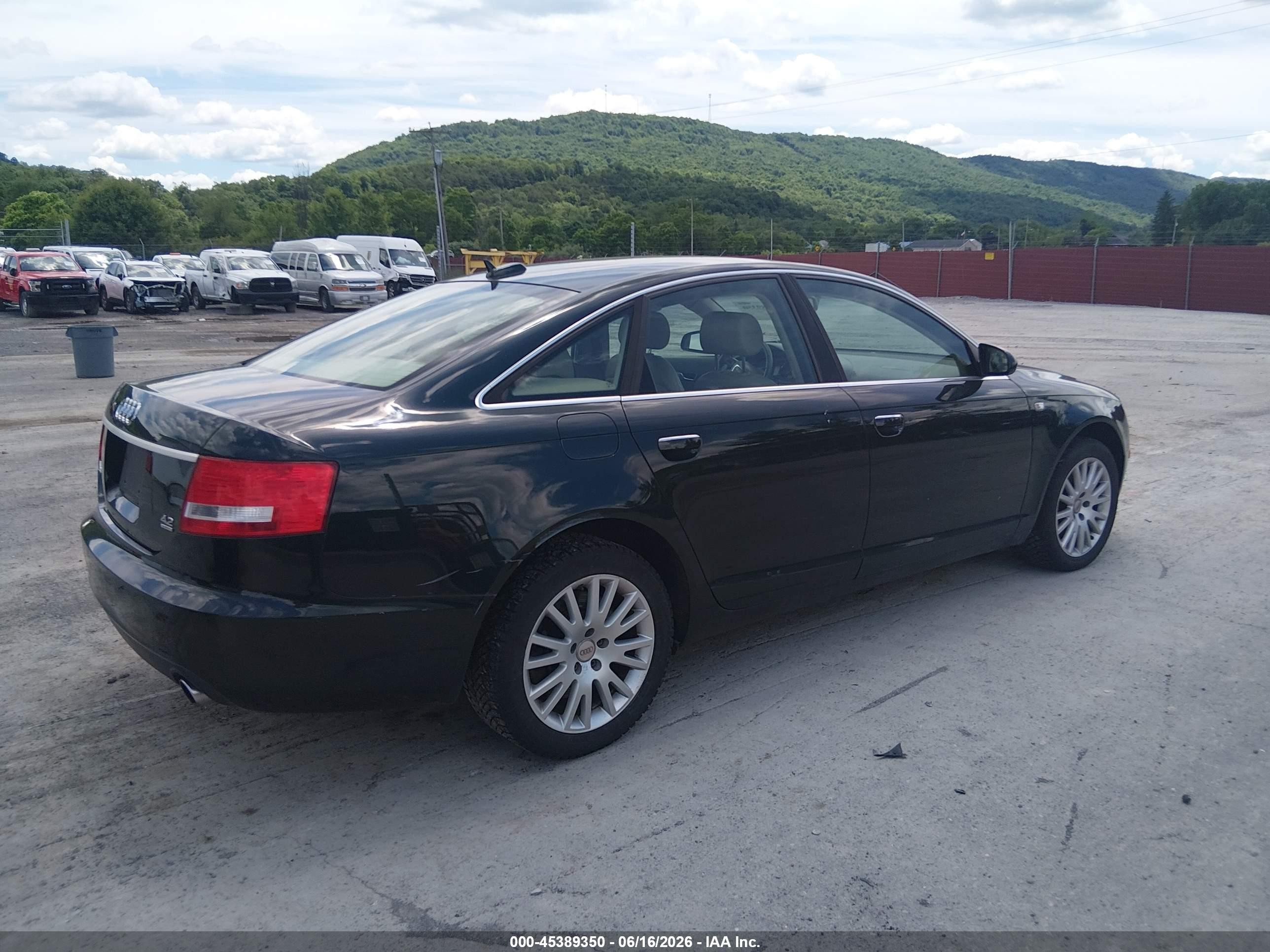 2006 Audi A6 4.2 Green vin: WAUDL74FX6N140131