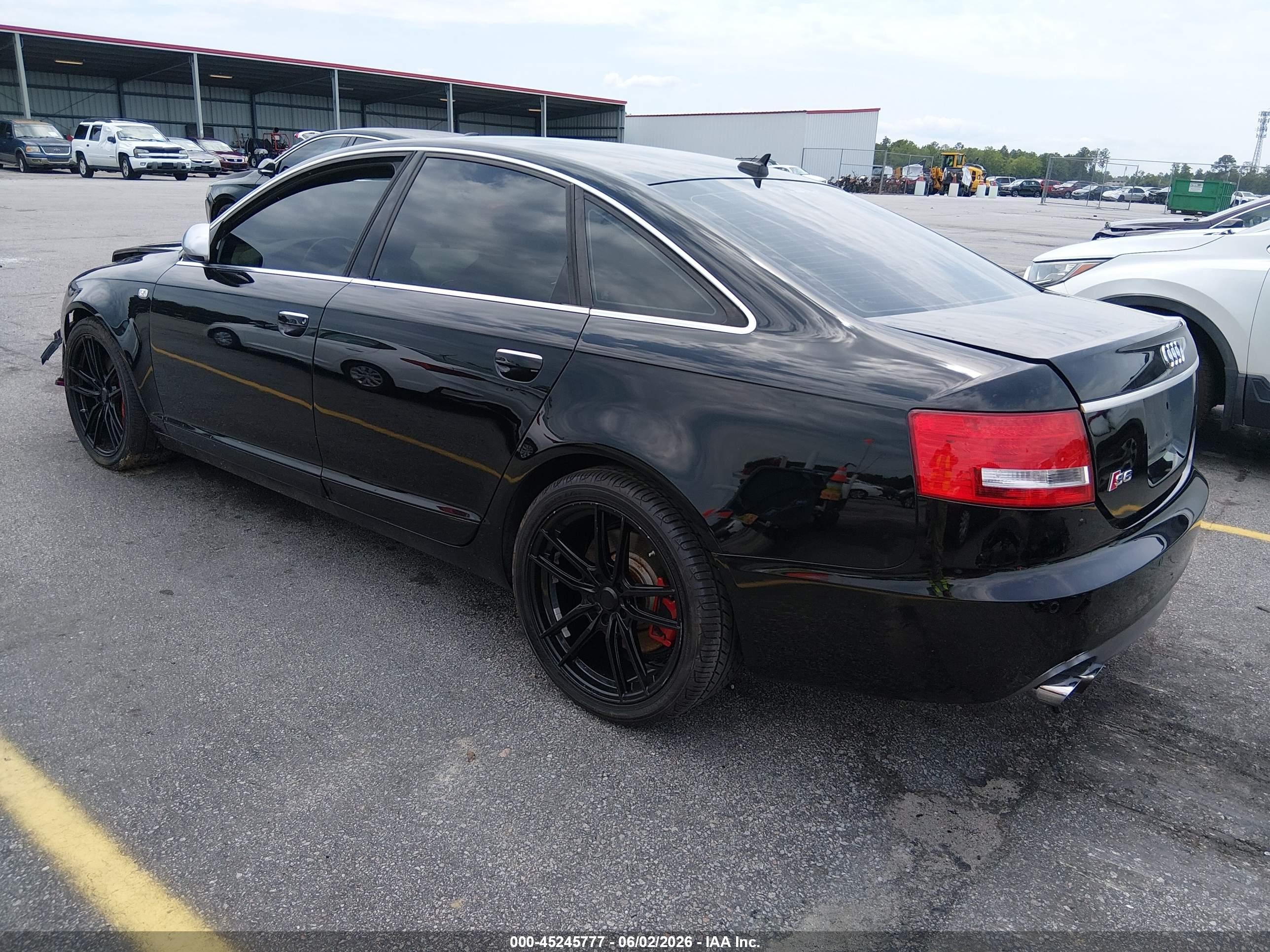 2008 Audi S6 5.2 Black vin: WAUDN74F68N019884