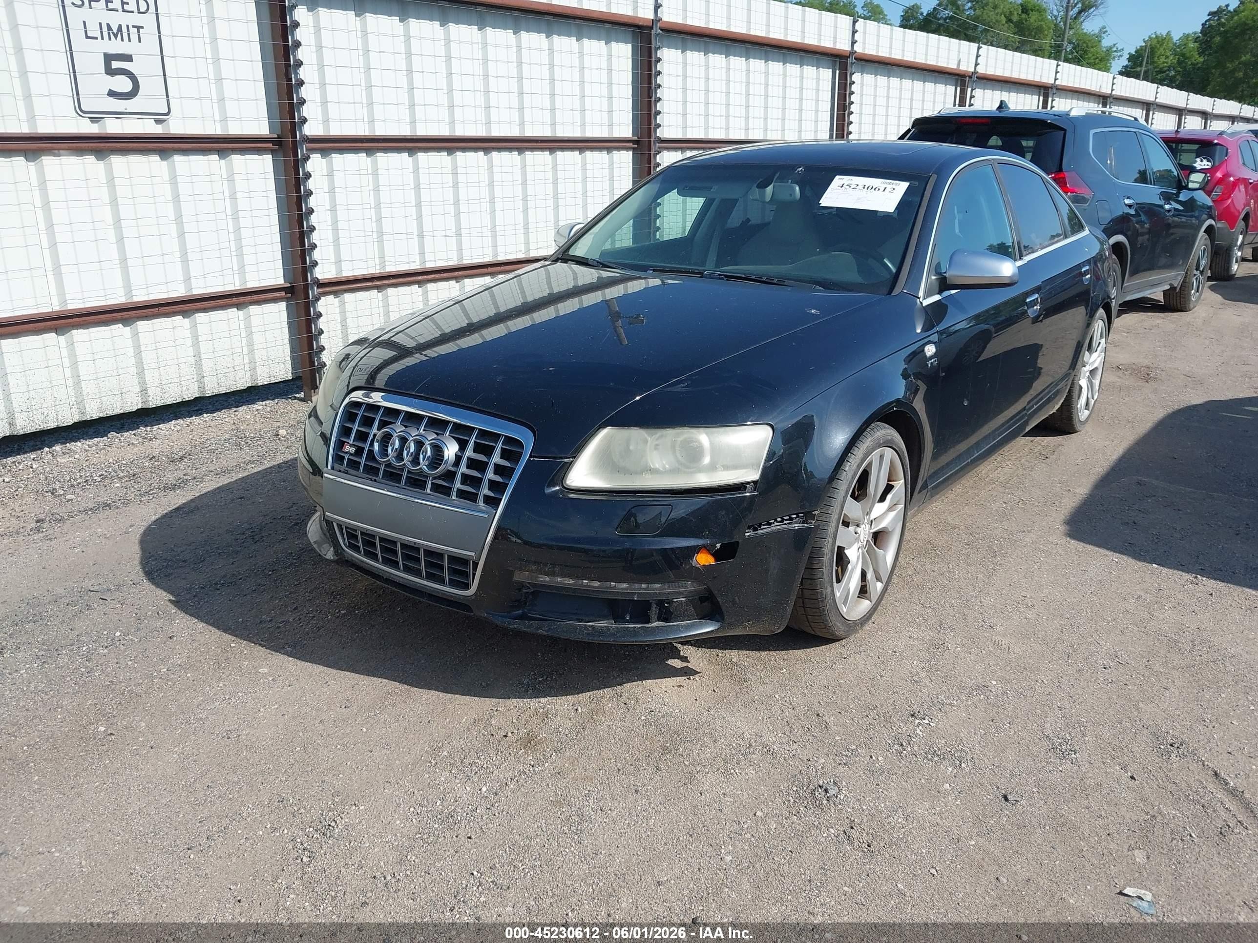 2008 Audi S6 5.2 Black vin: WAUDN74F88N107545