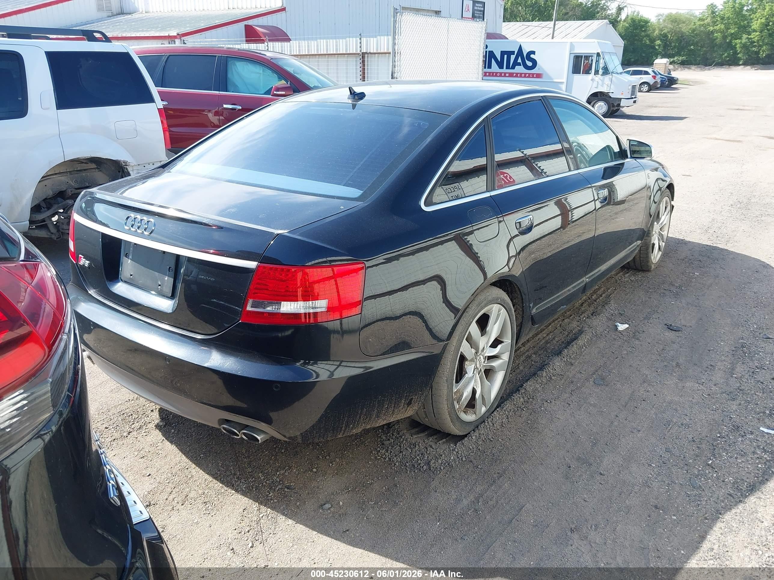 2008 Audi S6 5.2 Black vin: WAUDN74F88N107545