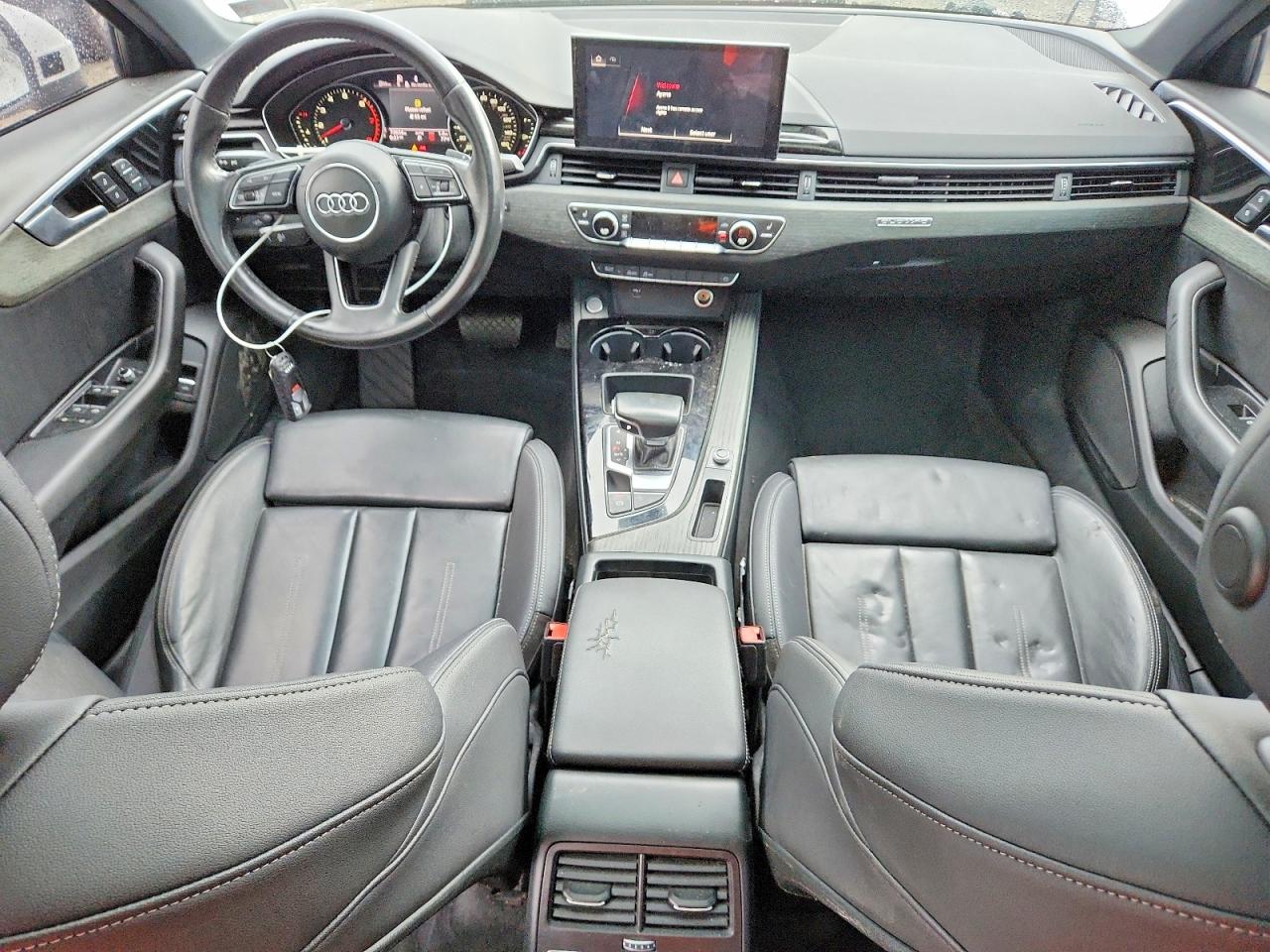 2020 Audi A4 Premium White vin: WAUDNAF41LN009779