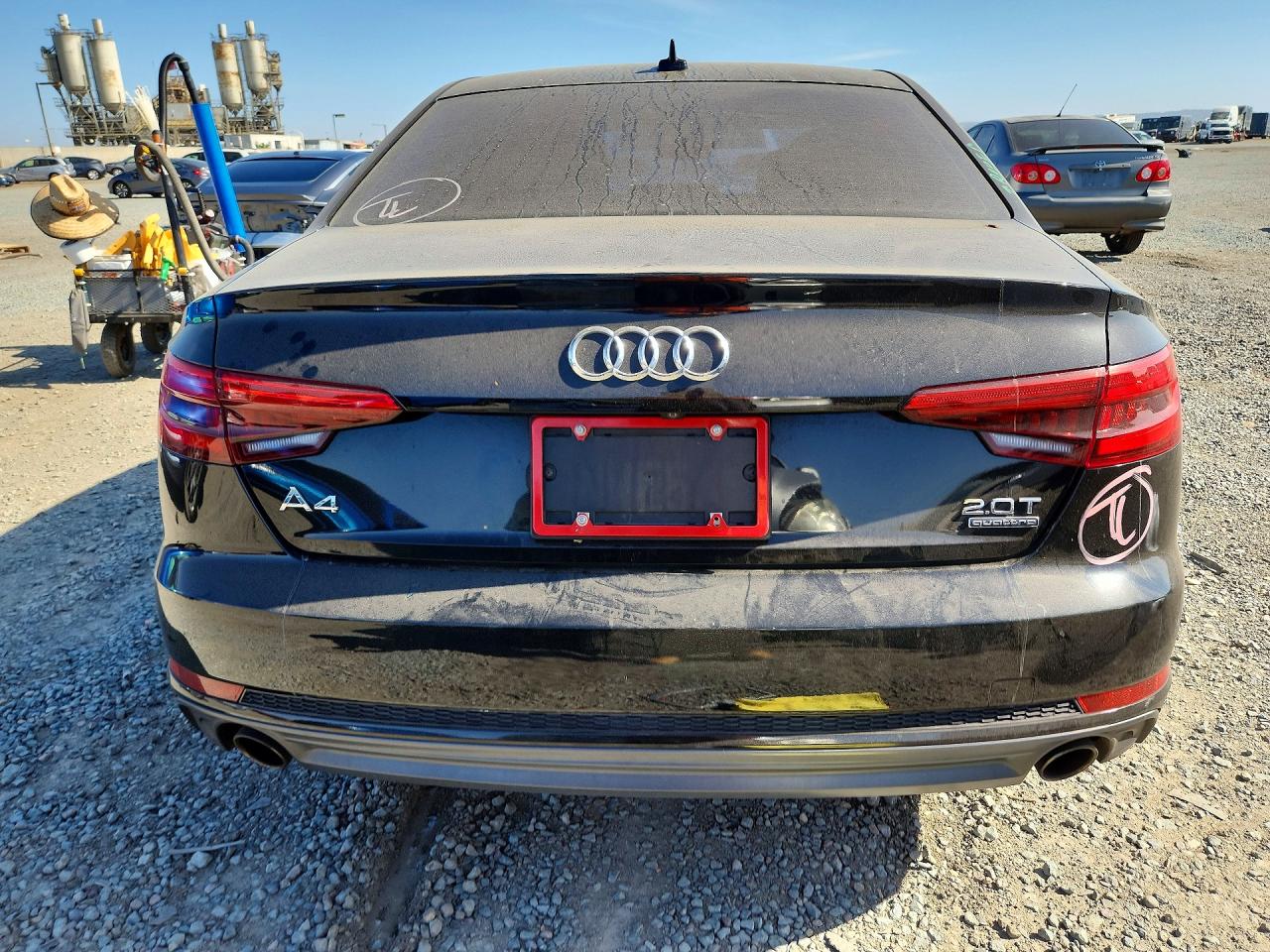2017 Audi A4 Premium Black vin: WAUDNAF42HN041390